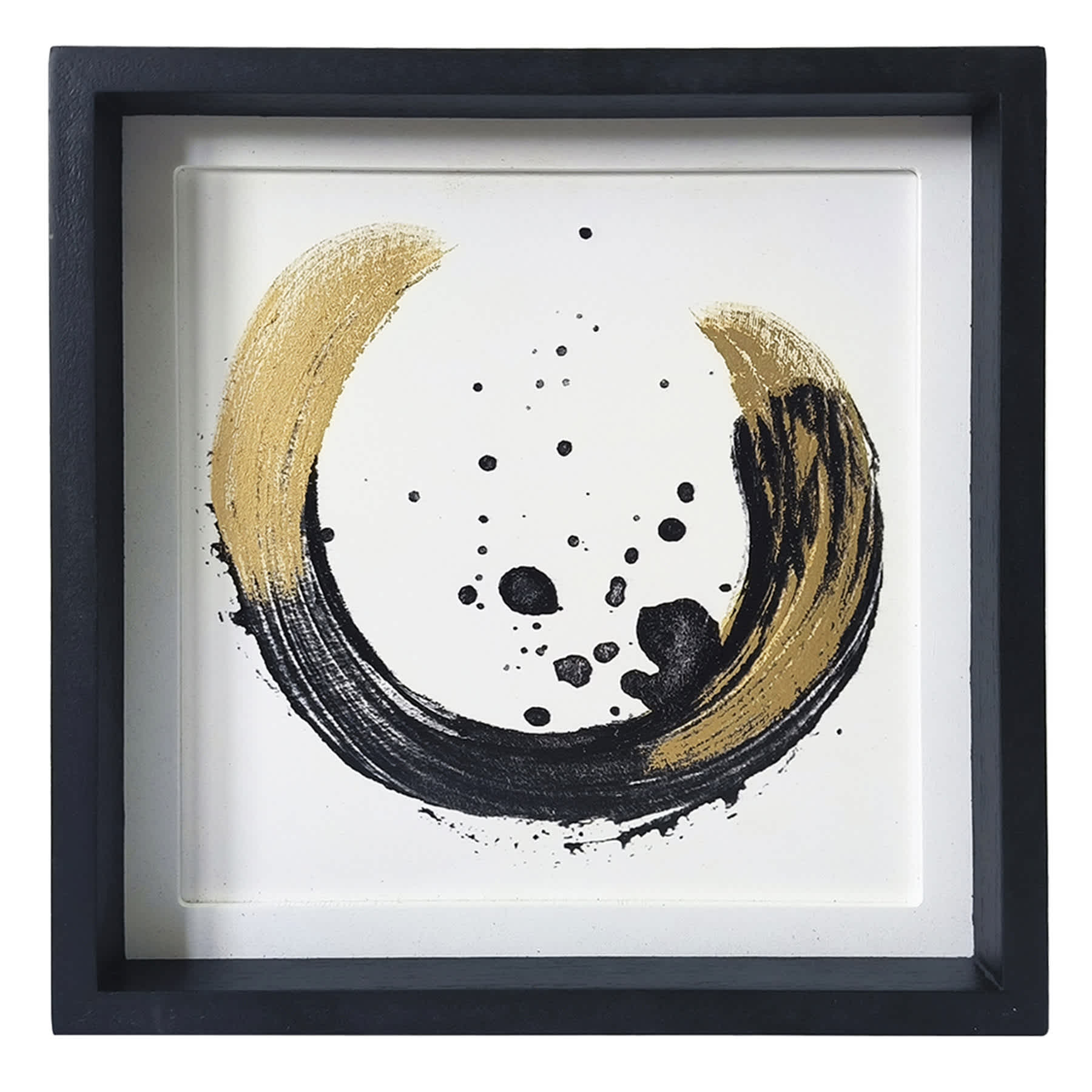 Crosby St. Circle Brush Stroke Canvas, 7.9"