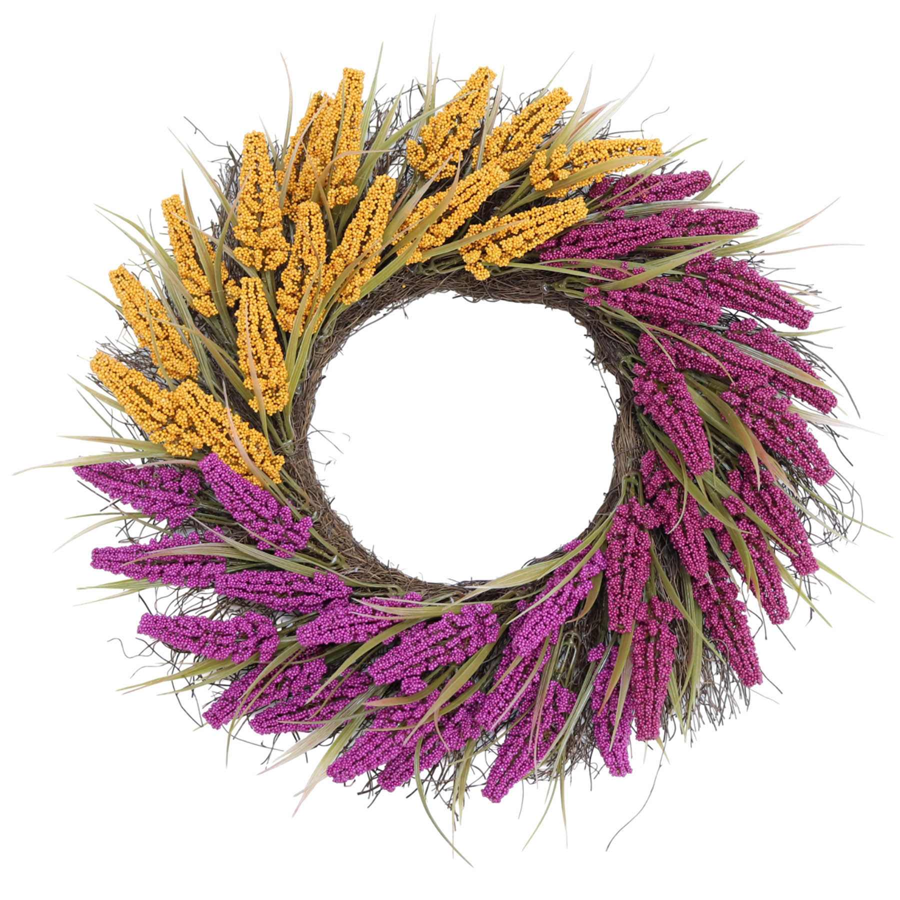 Heather Wreath, 22"