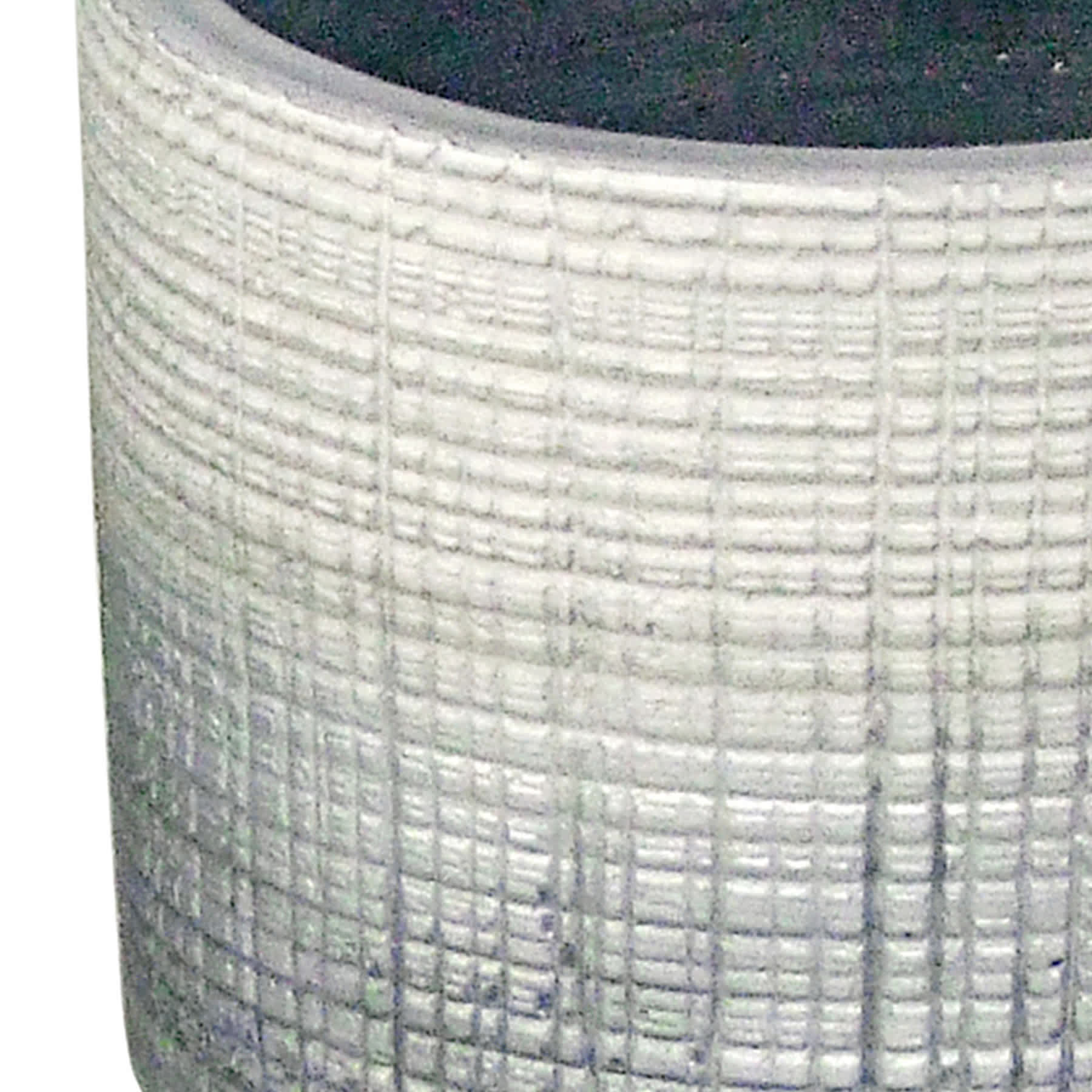 Found & Fable Indoor Alfie Silver Ombre Planter, Small