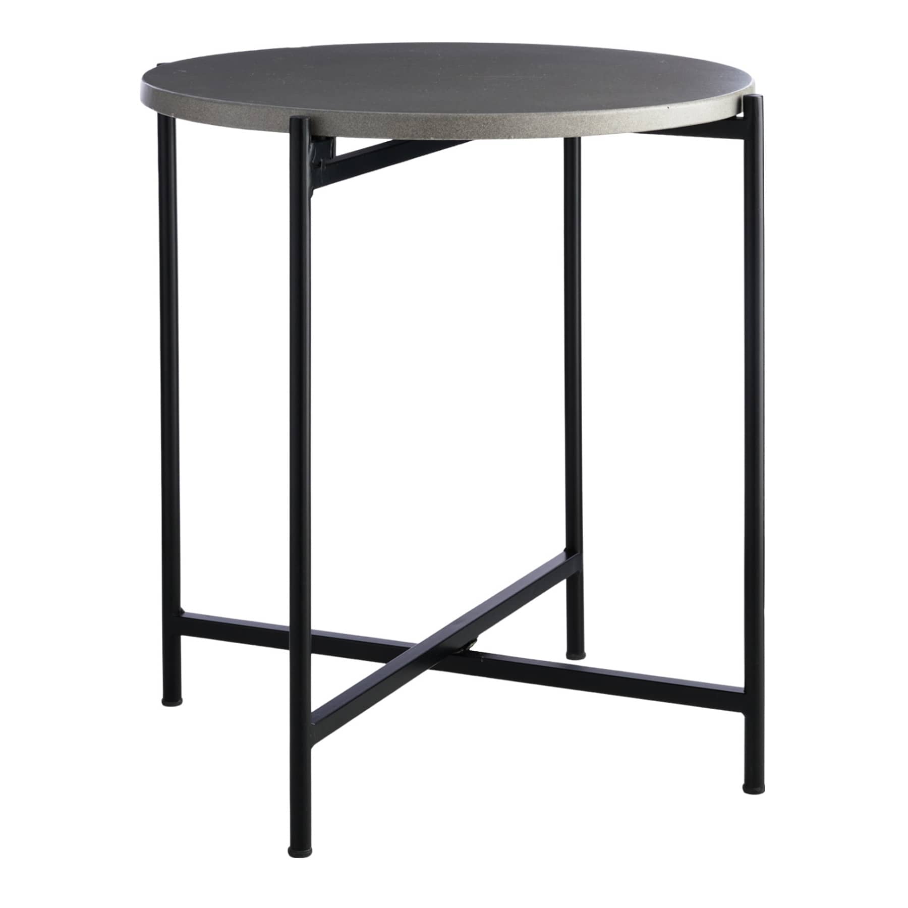 Crosby St. Cement Patio Side Table, Grey