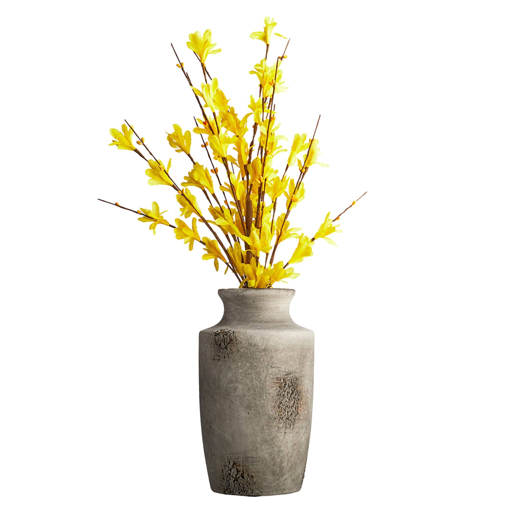 Ty Pennington Rustic Wash Ceramic Vase, 10.5"