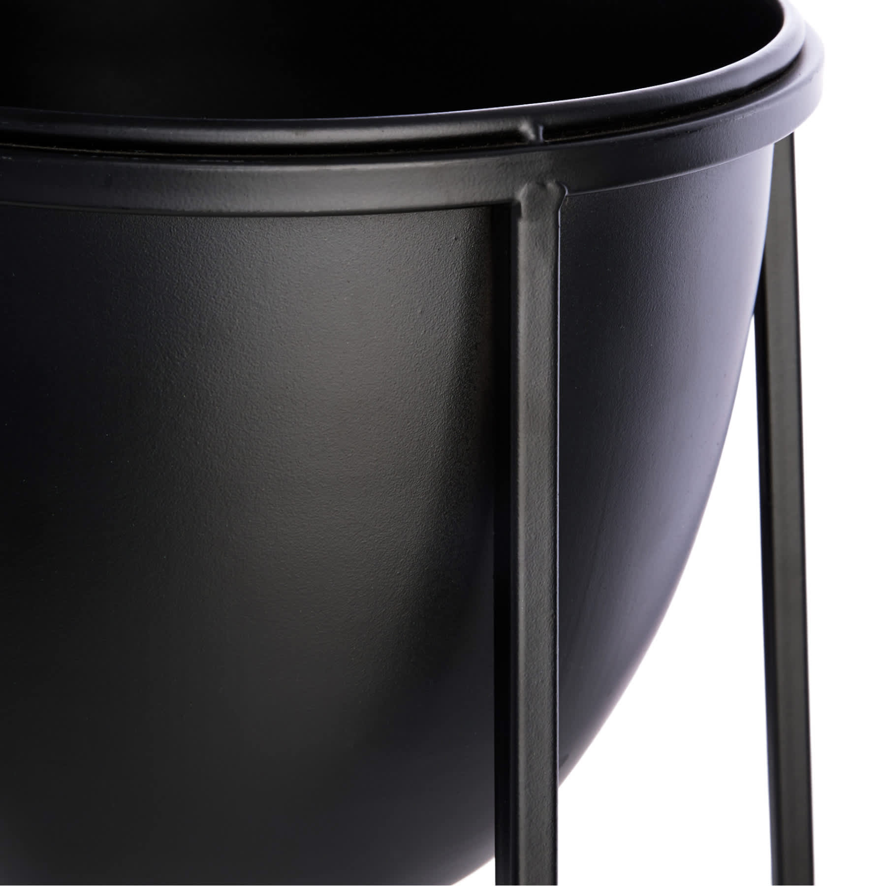 Nala Black Planter Stand, Medium