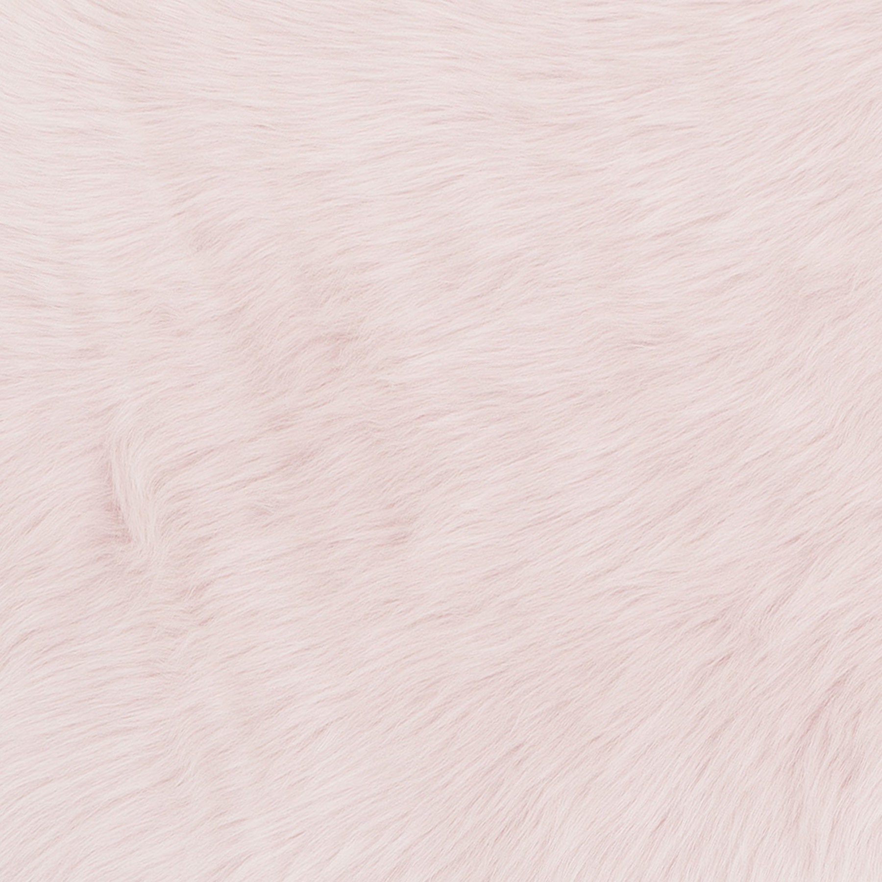 Vale Pink Faux Fur Shag Accent Rug, 2x3