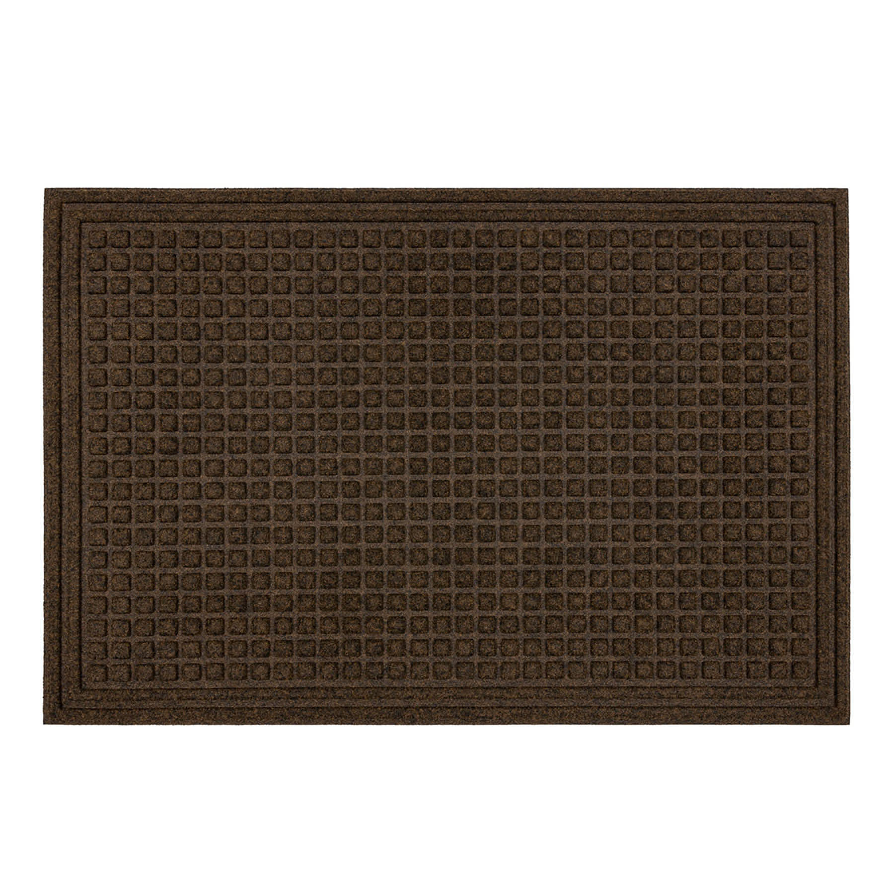 Brown Waffle Impressions Doormat, 24x36