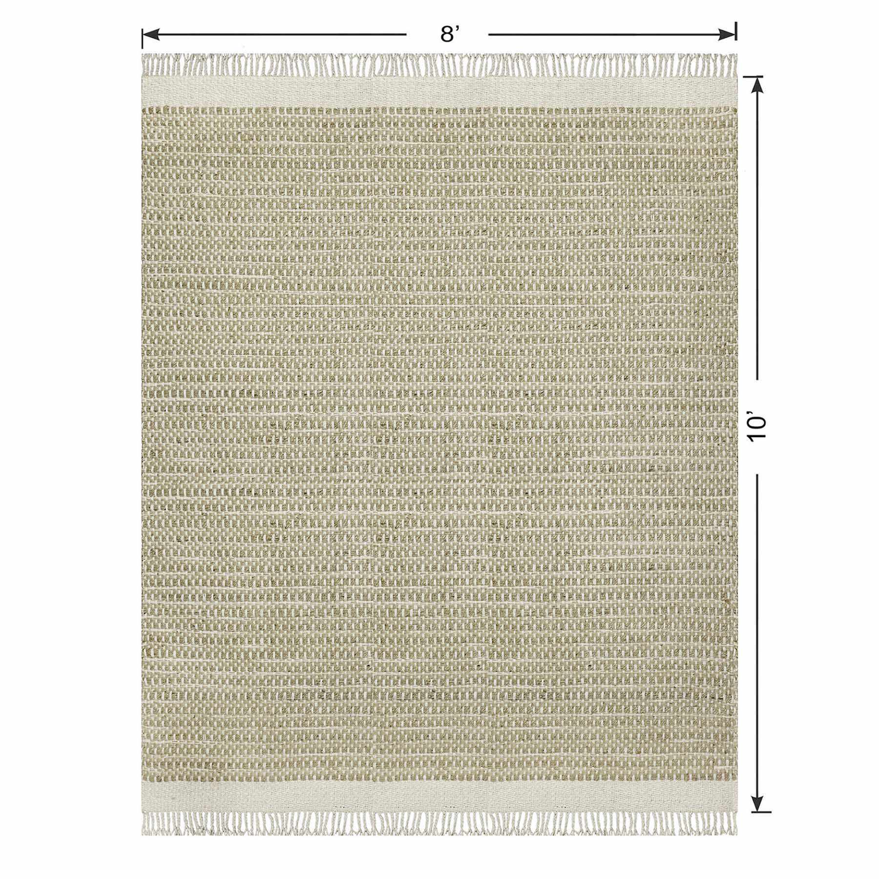 (B820) Honeybloom Dunstan Natural Tan Area Rug, 8x10