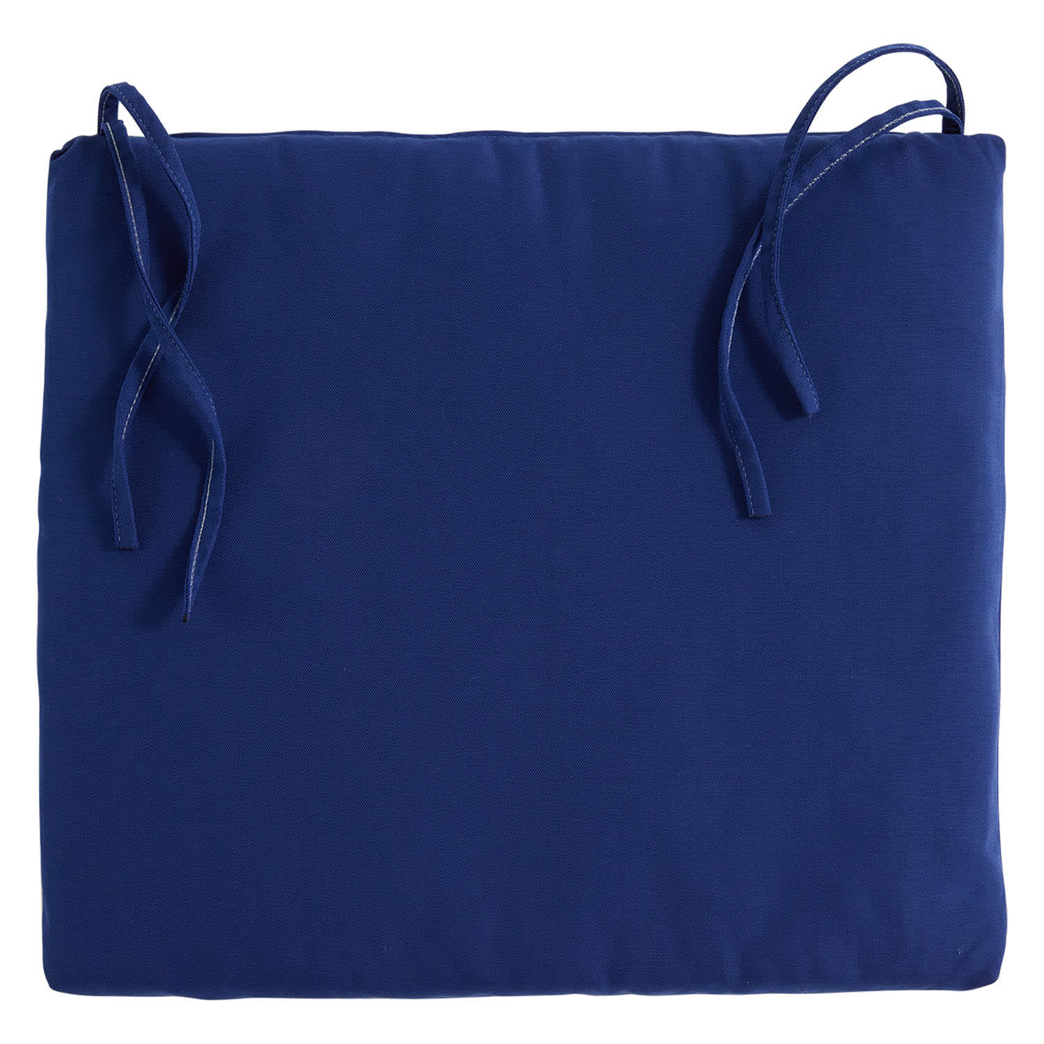 Navy Blue Canvas Outdoor Square Seat Cushion