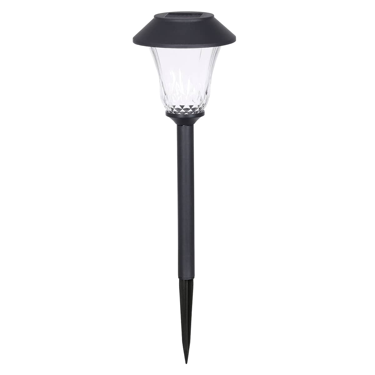 5-Lumen Solar Black Lennon Pathway Light