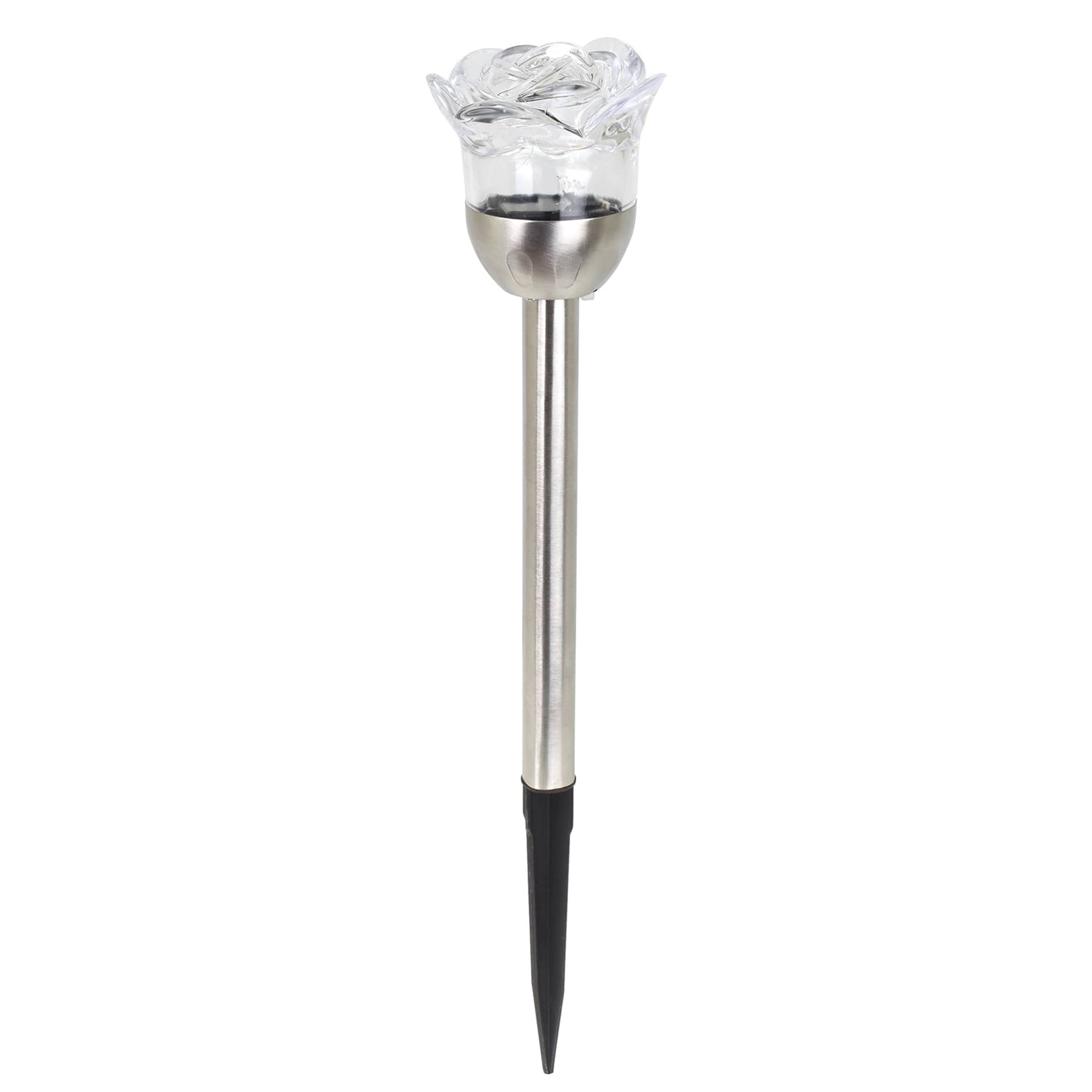 Solar Color Changing Rose Pathway Light
