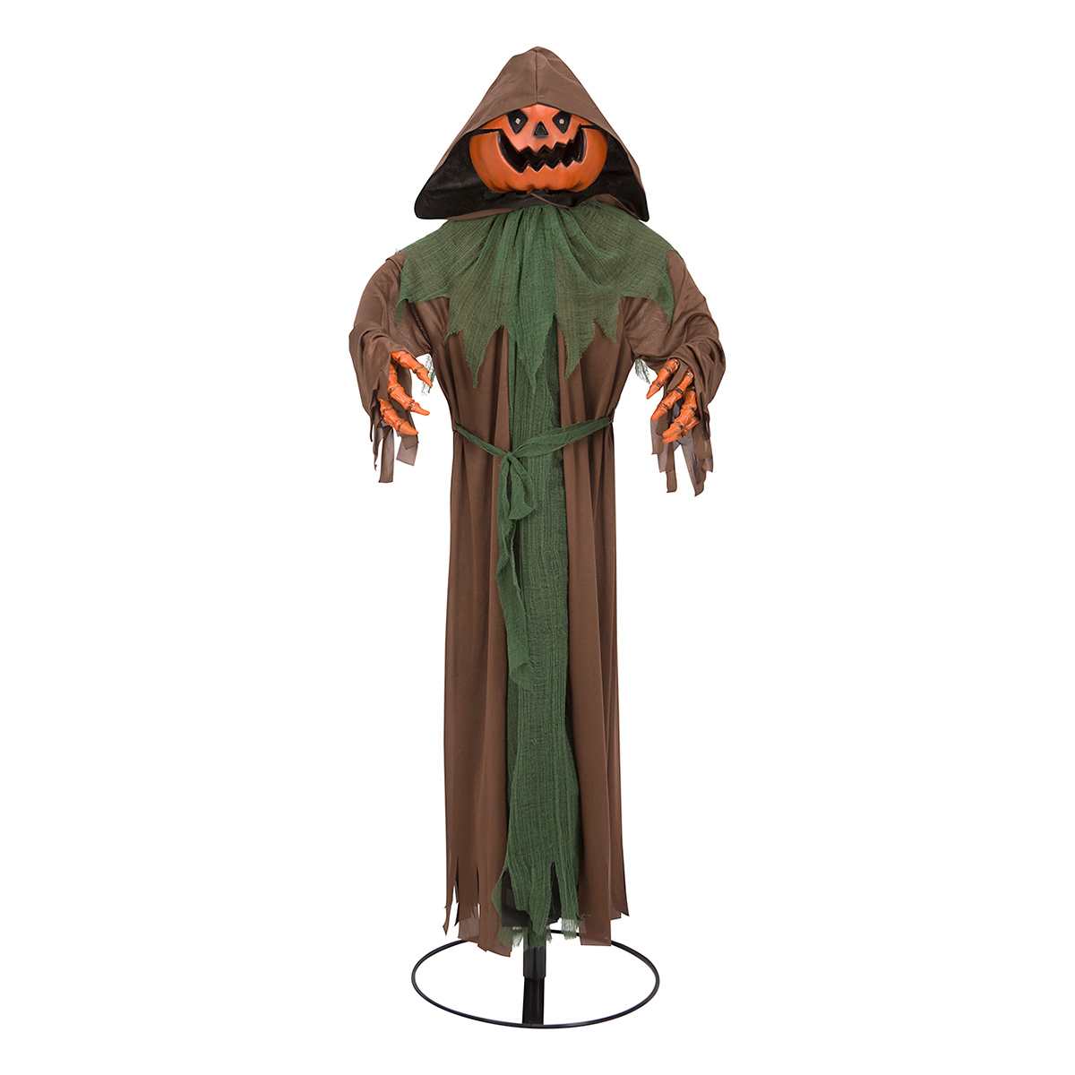 Pop-Up Pumpkin Reaper Animatronic, 5'