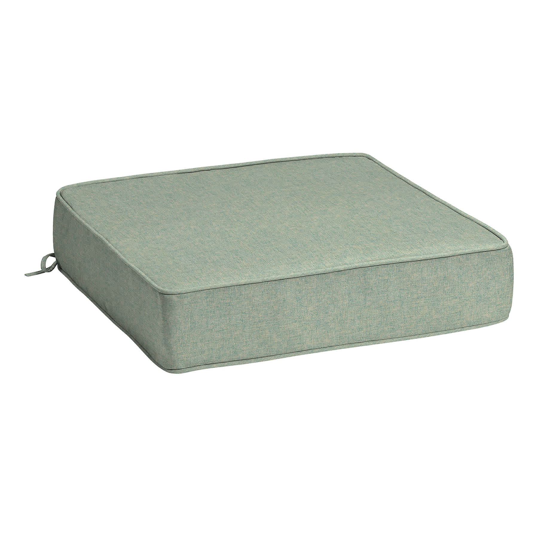 Spa Blue Premium Woven Outdoor Deep Seat Cushion