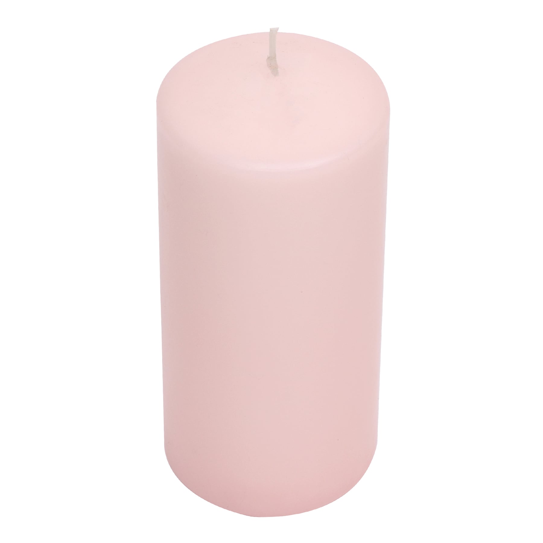 Light Pink Unscented Overdip Pillar Candle, 2.8x6