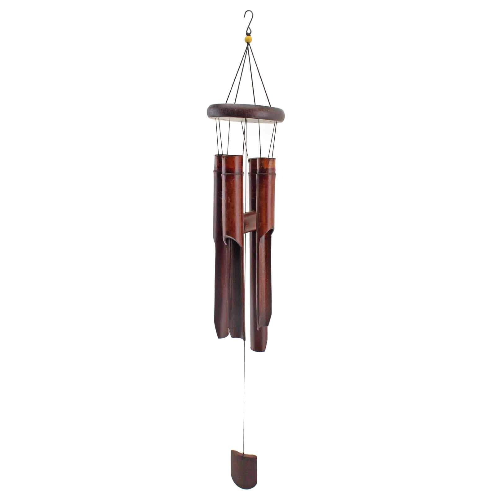 Bamboo Wood Wind Chime, 36"