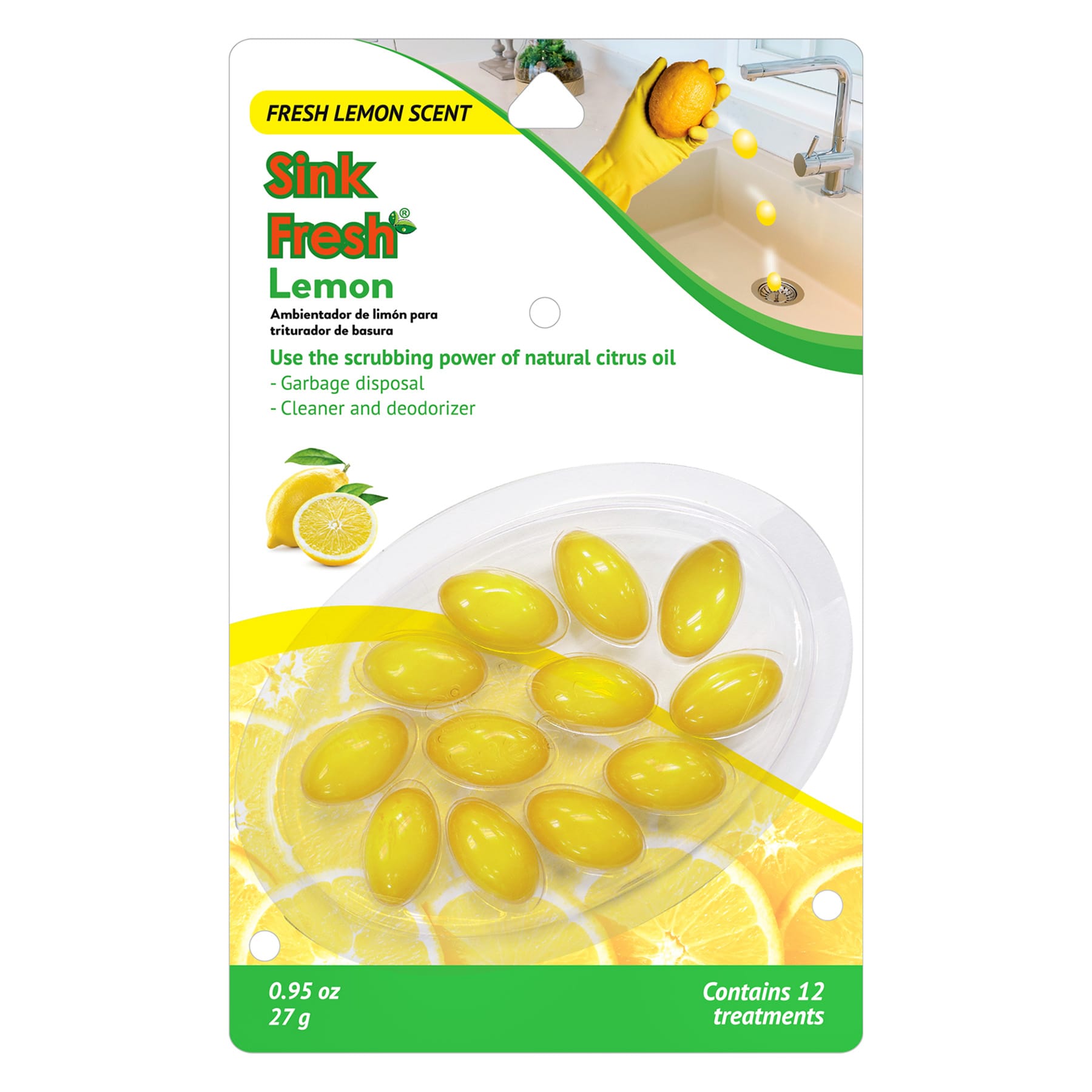 12-Pack Lemon Sink Fresh