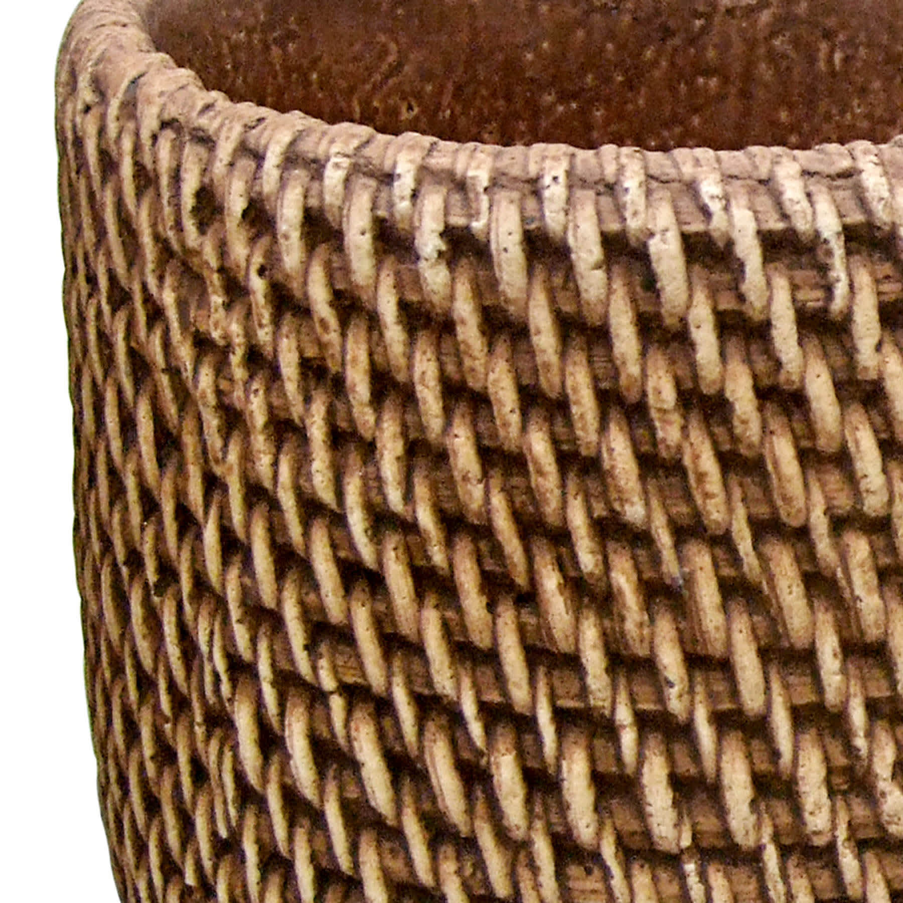 Honeybloom Indoor Burlap Planter, Medium