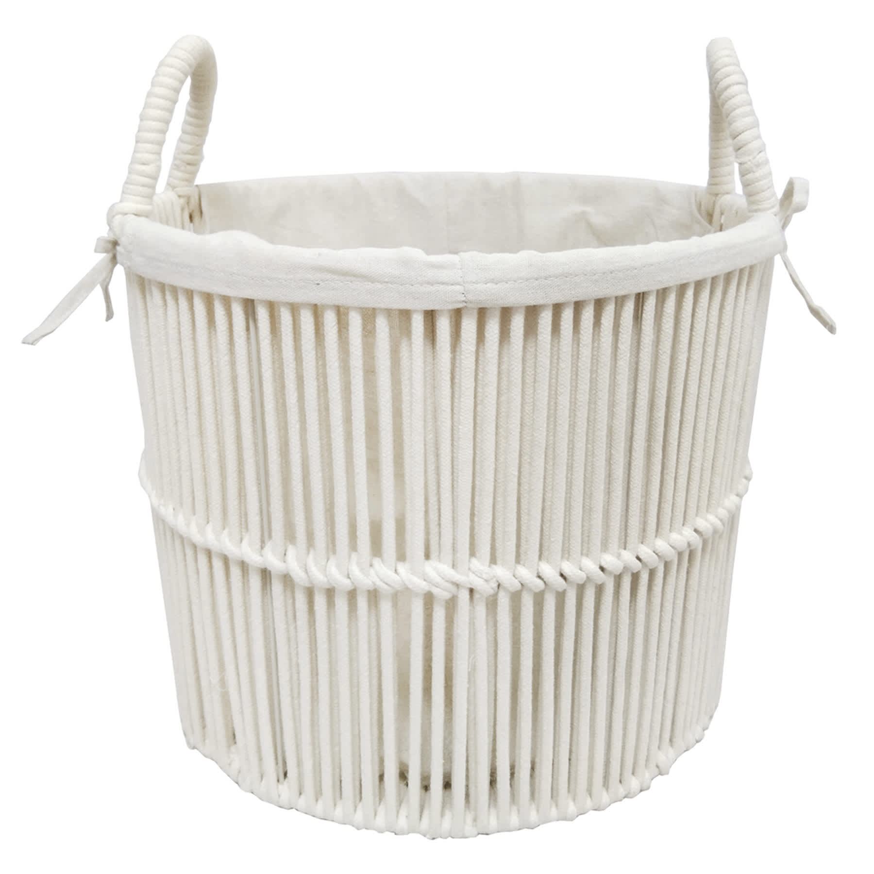 Crosby St. Poly Rope Round Basket, Small