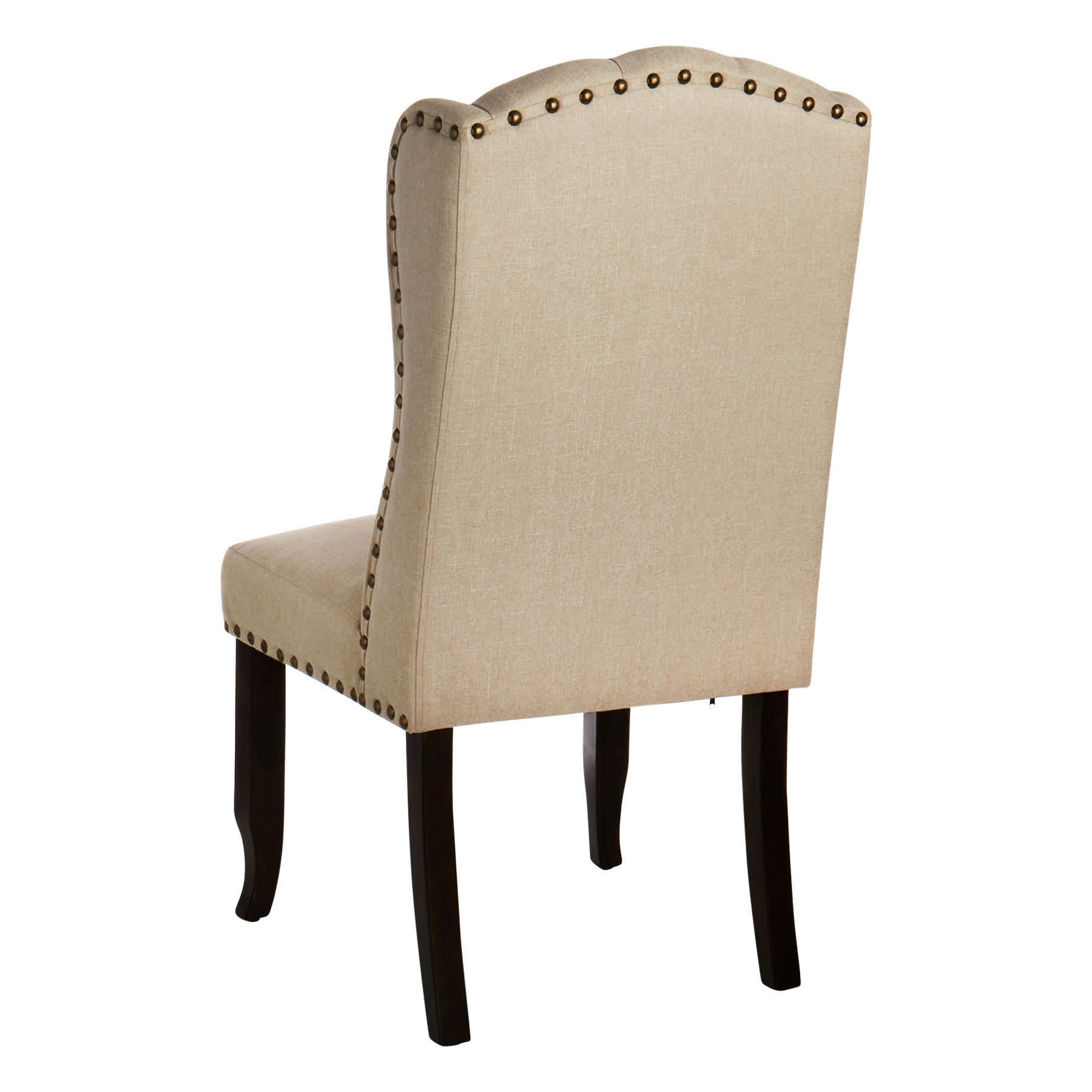 Providence Aahmad Winged Dining Chair, Beige