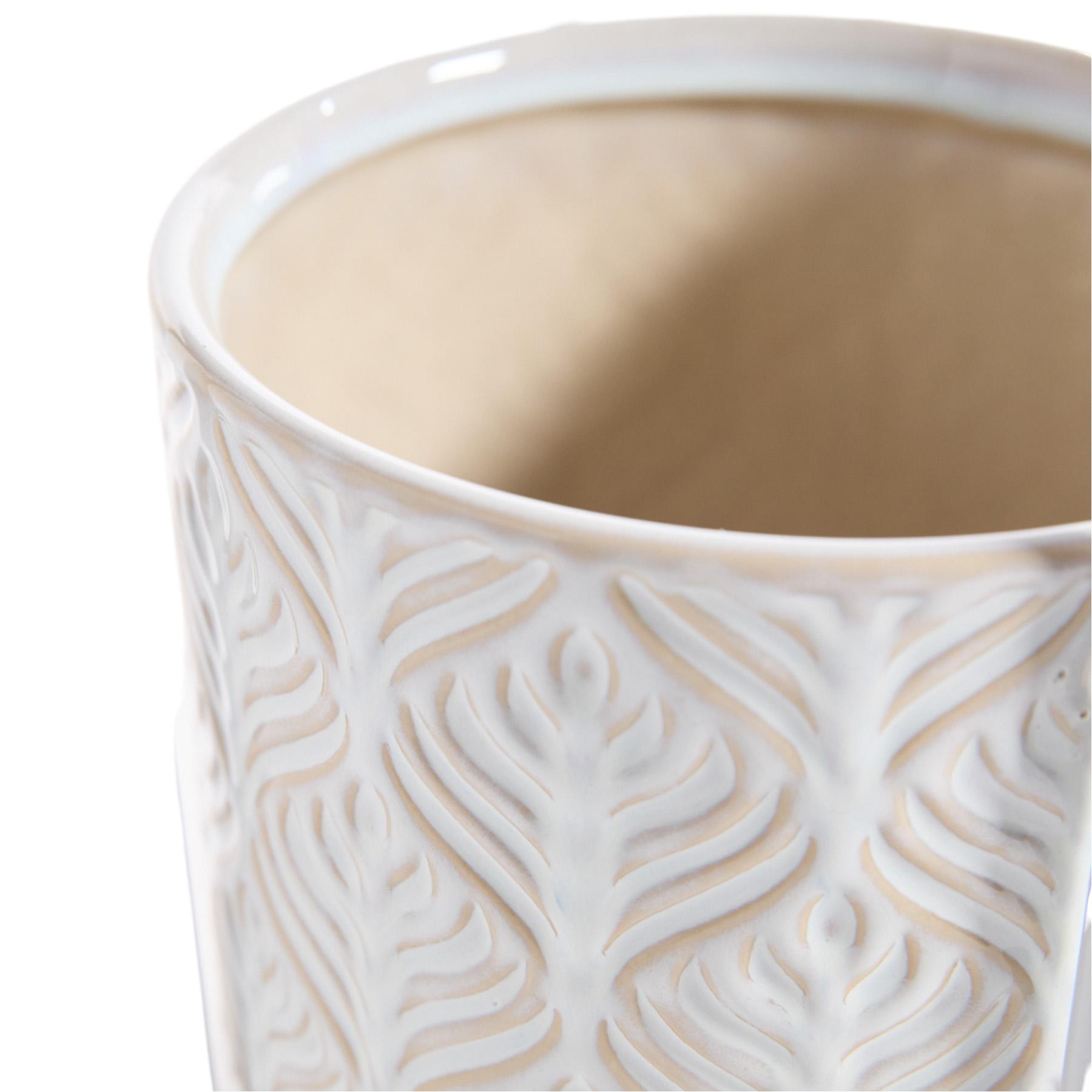 Found & Fable Grey Ceramic Planter, Small
