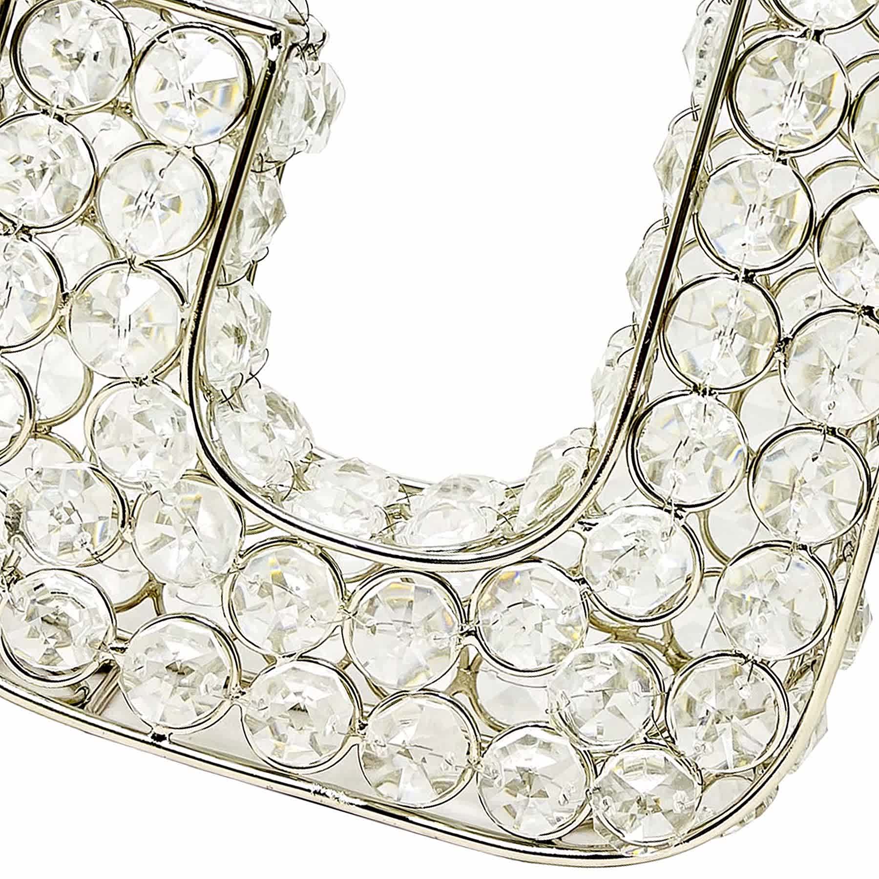 Clear Crystal Monogram Letter, J