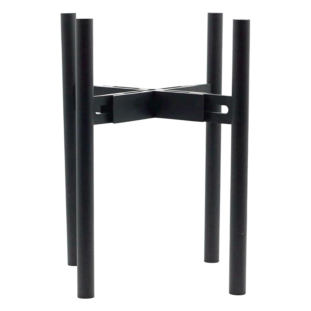Adjustable Black Plant Stand, 16"