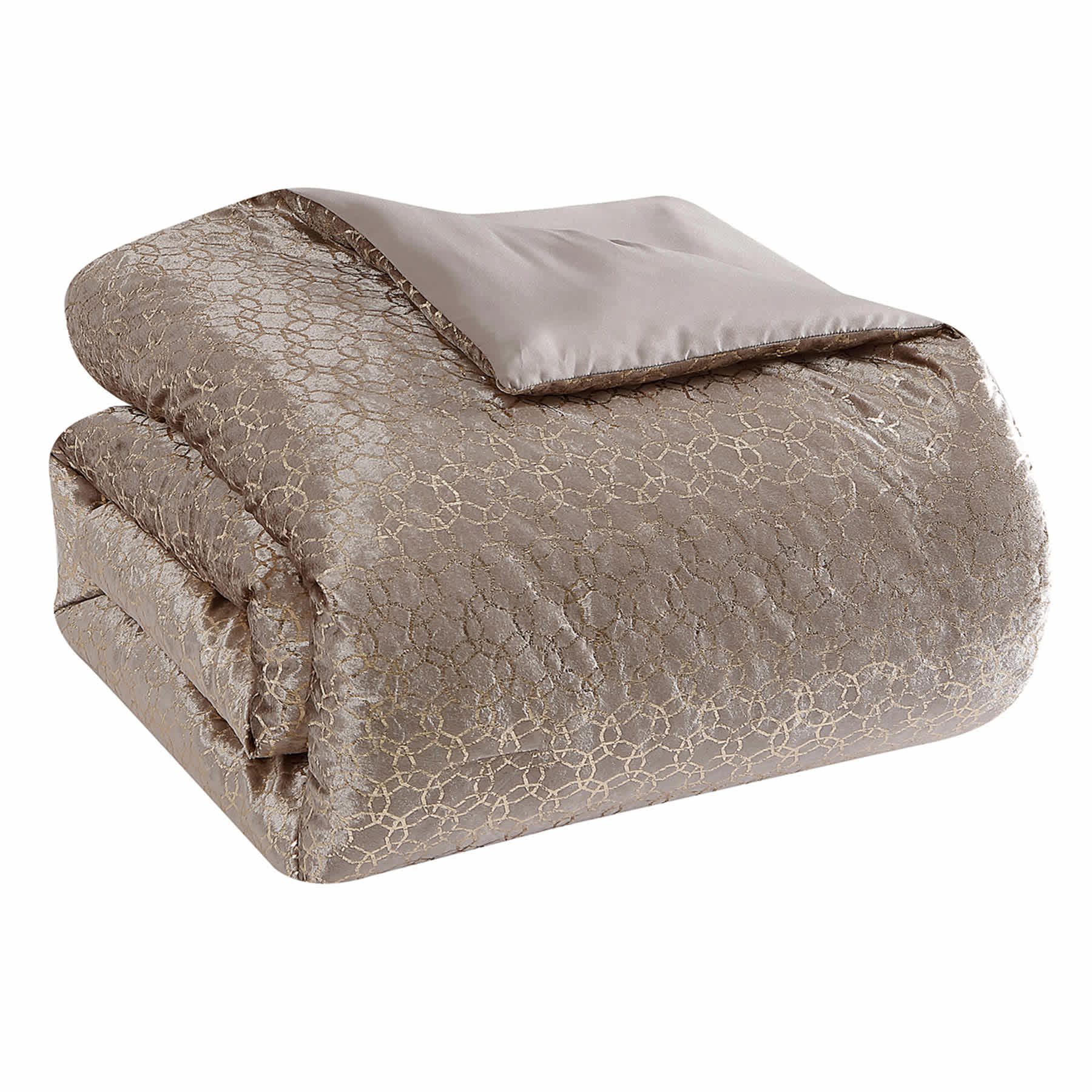 7-Piece Hina Neutral Comforter Set, King