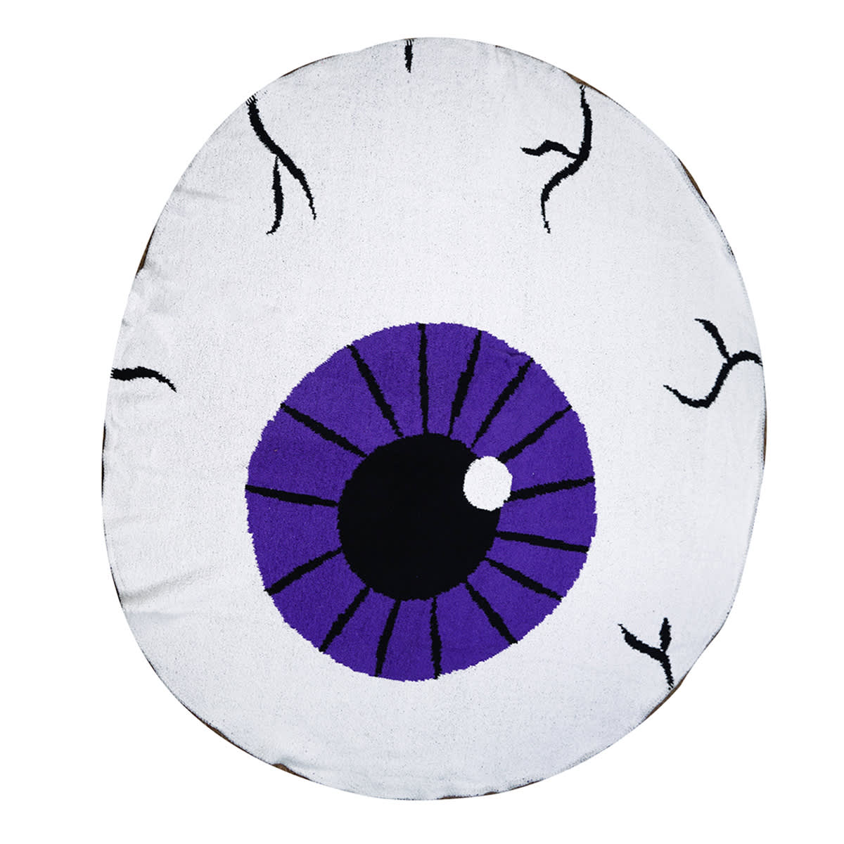 Eyeball Shaped Throw Blanket, 55"