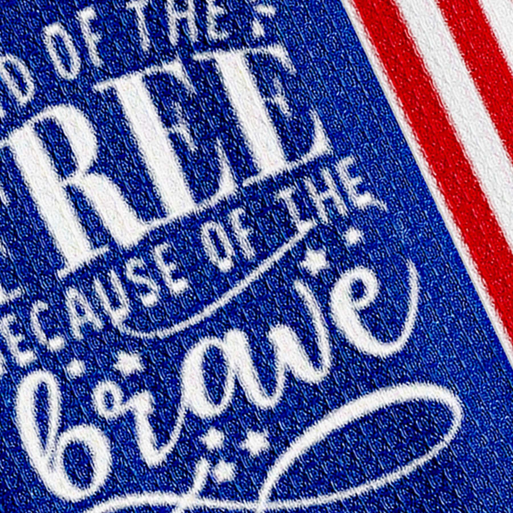 Set of 2 Land of the Free Patriotic Kitchen Towels