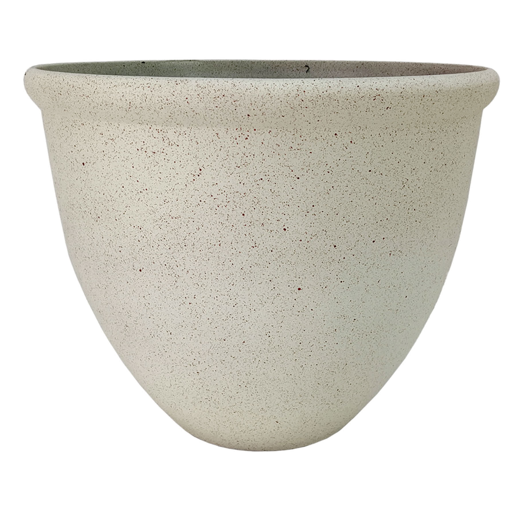 White Sanded Outdoor Planter, Small