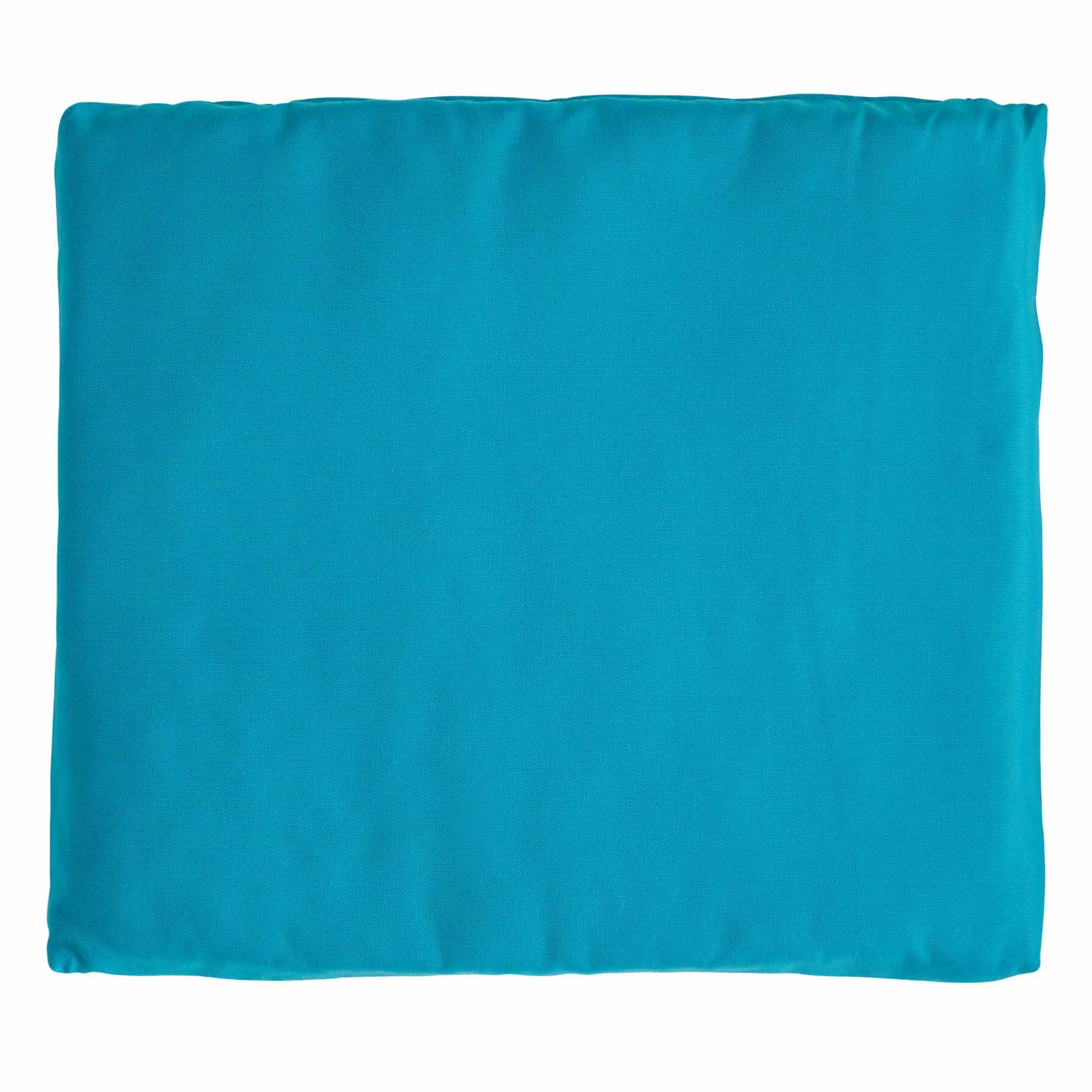 Turquoise Canvas Outdoor Square Seat Cushion