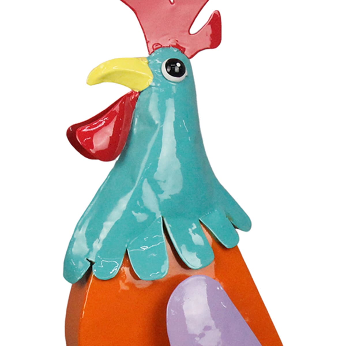Metal Rooster Outdoor Garden Decor, 15.7"