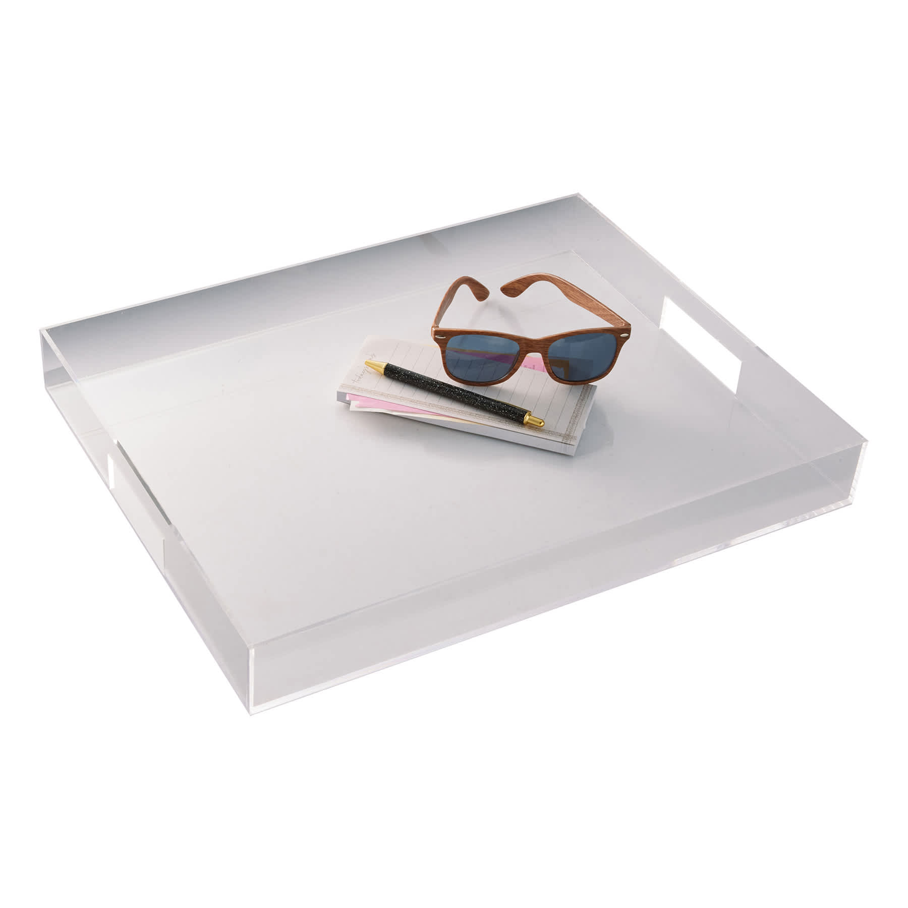 Clear Decorative Tray, 18x14