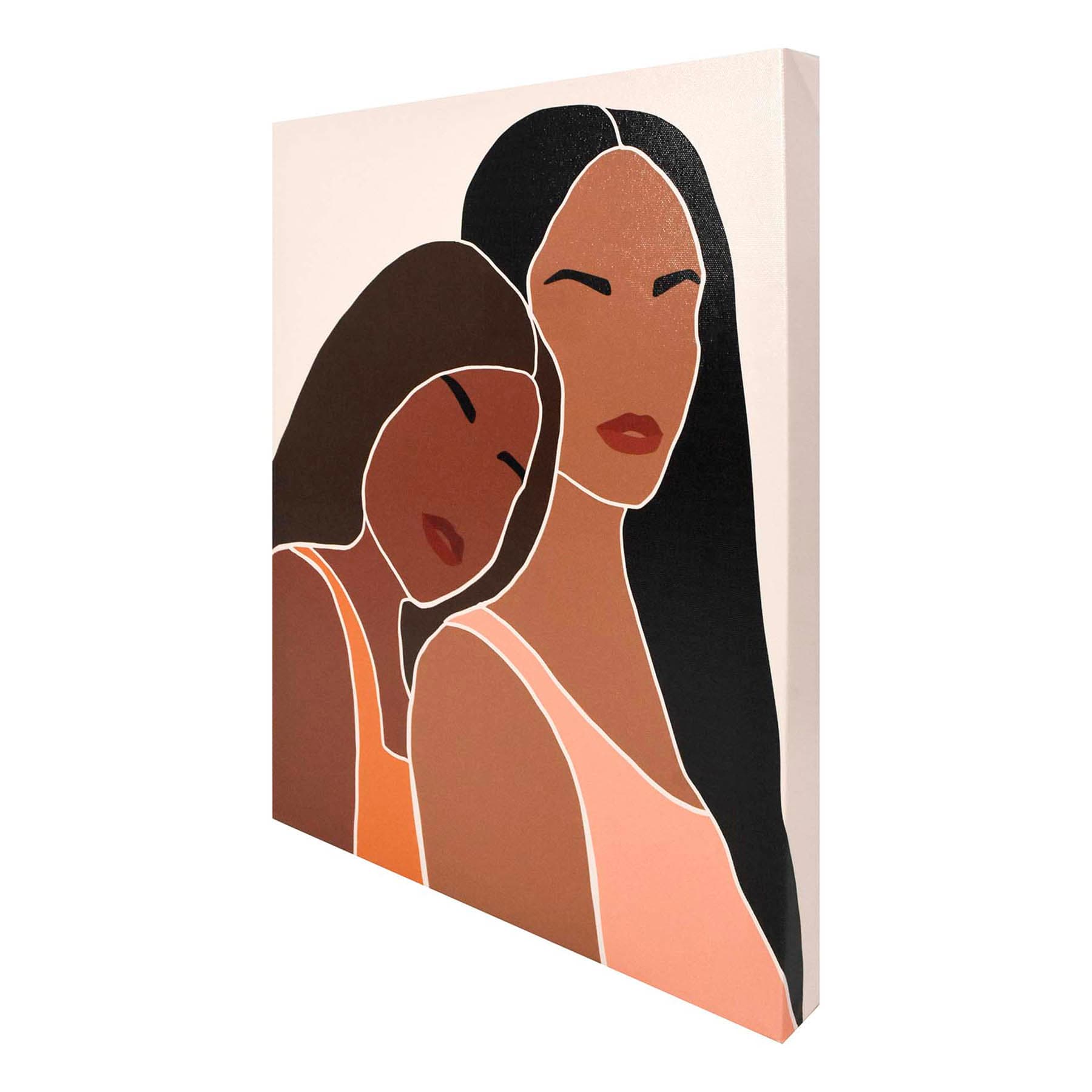 Best Friends Canvas Wall Art, 12x16