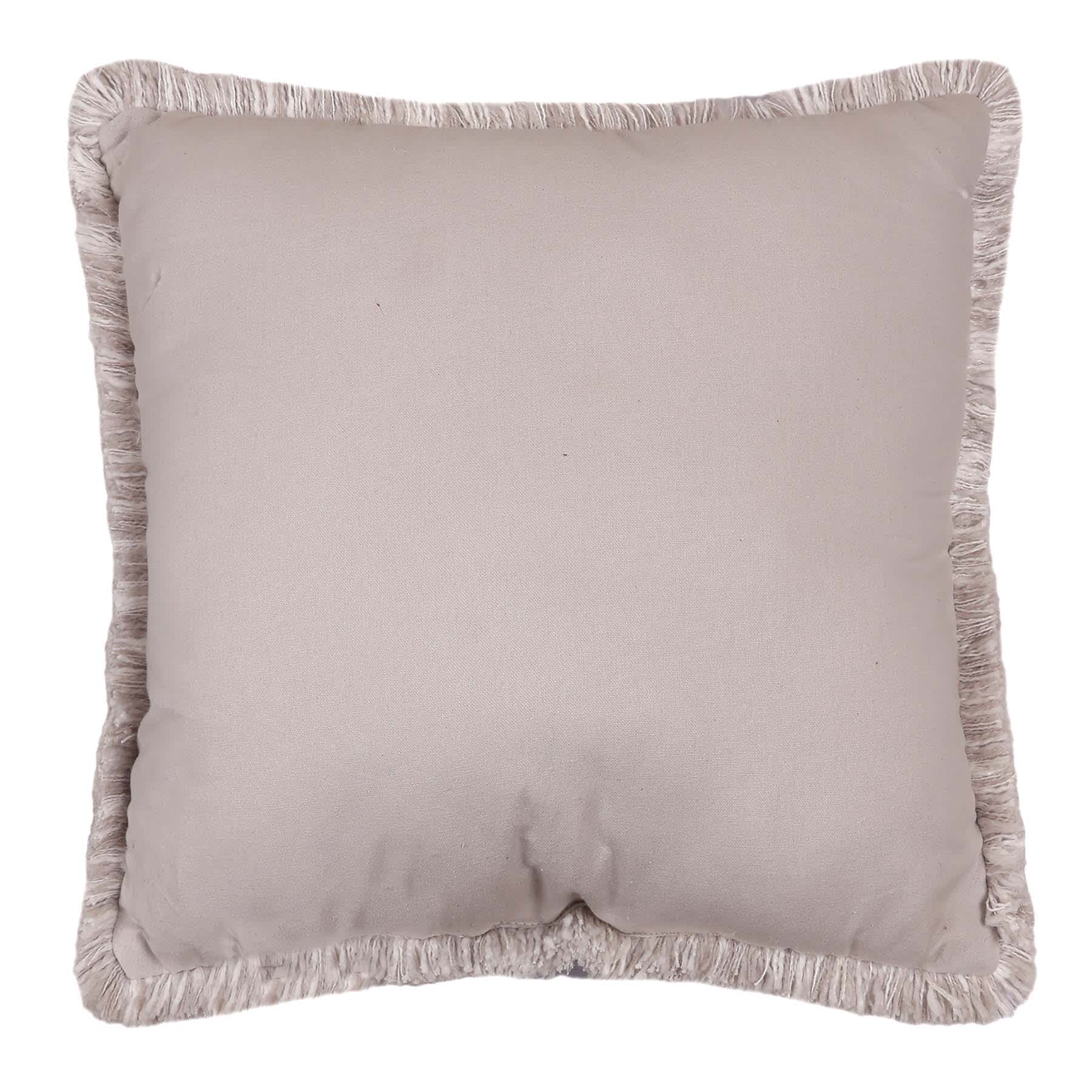 Found & Fable Budha Print Cotton Slub Throw Pillow, 18"