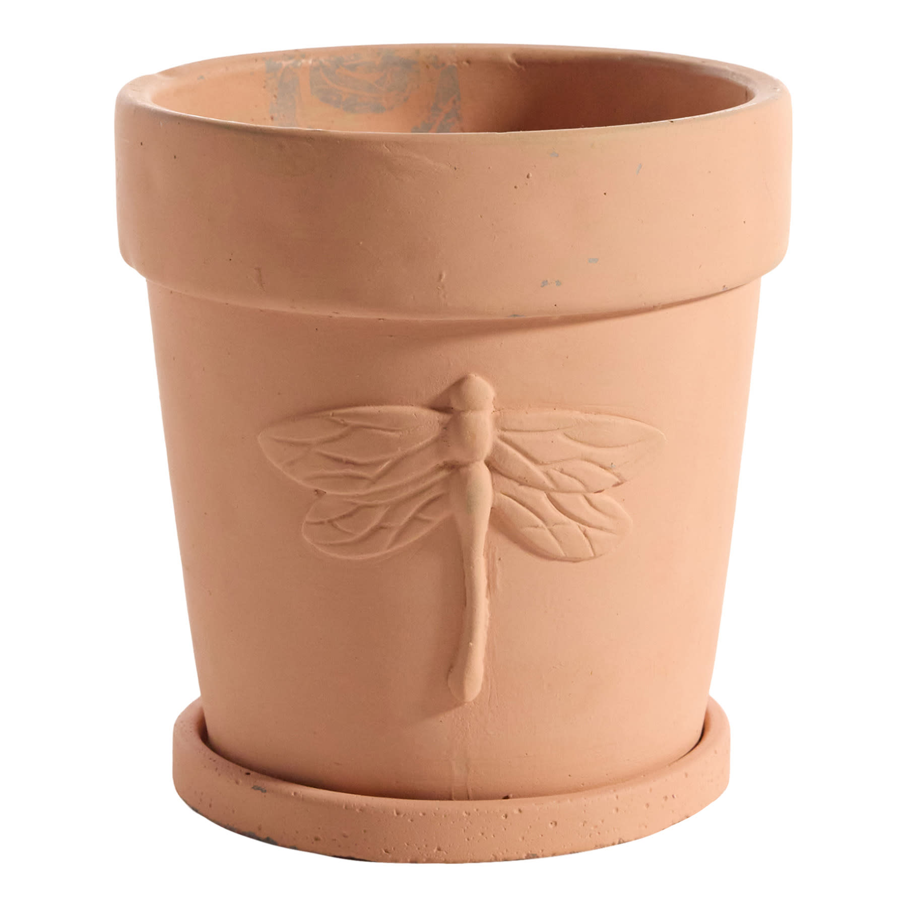 Honeybloom Indoor Terracotta Dragonfly Pot, Small