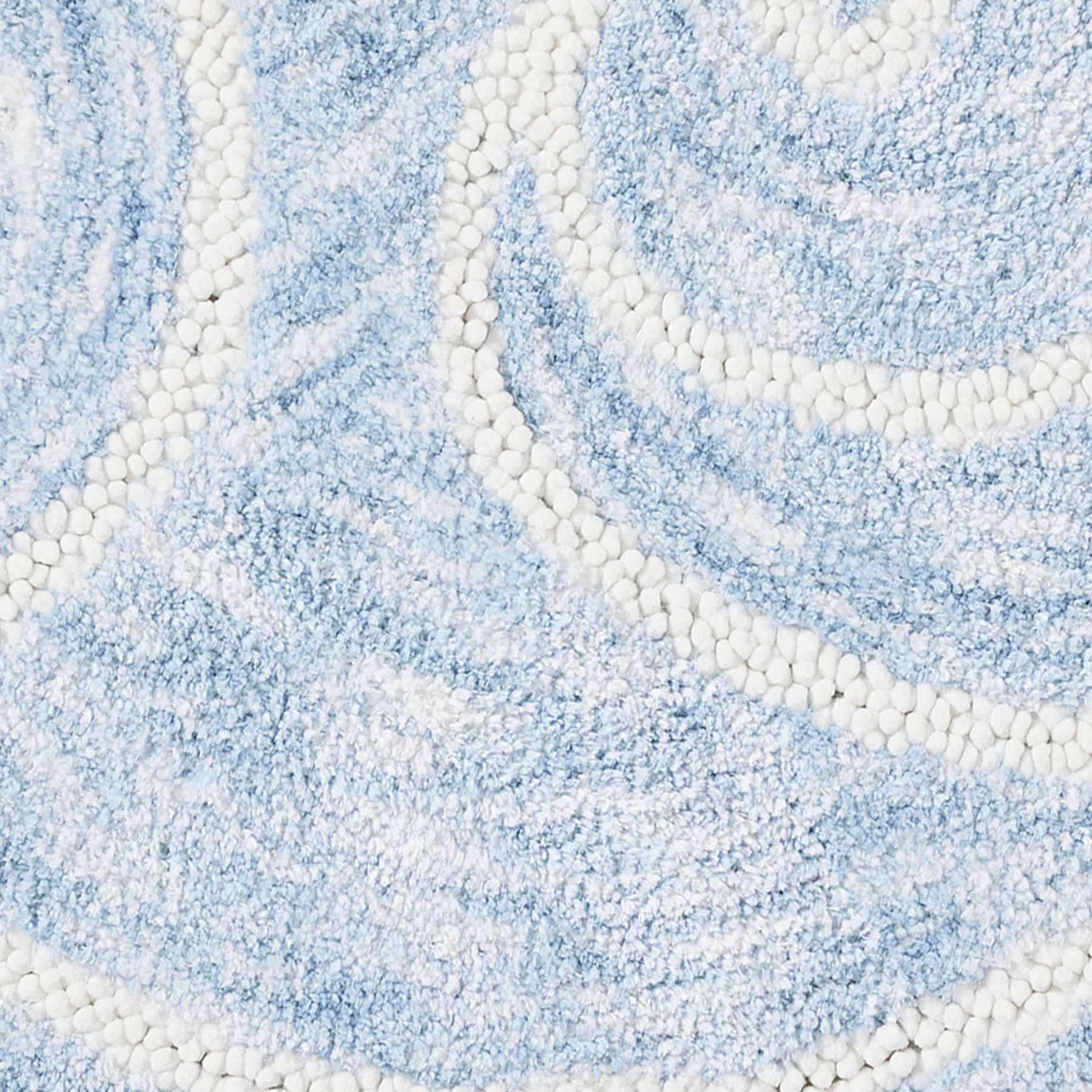 Camille Blue Bath Rug, 20X30
