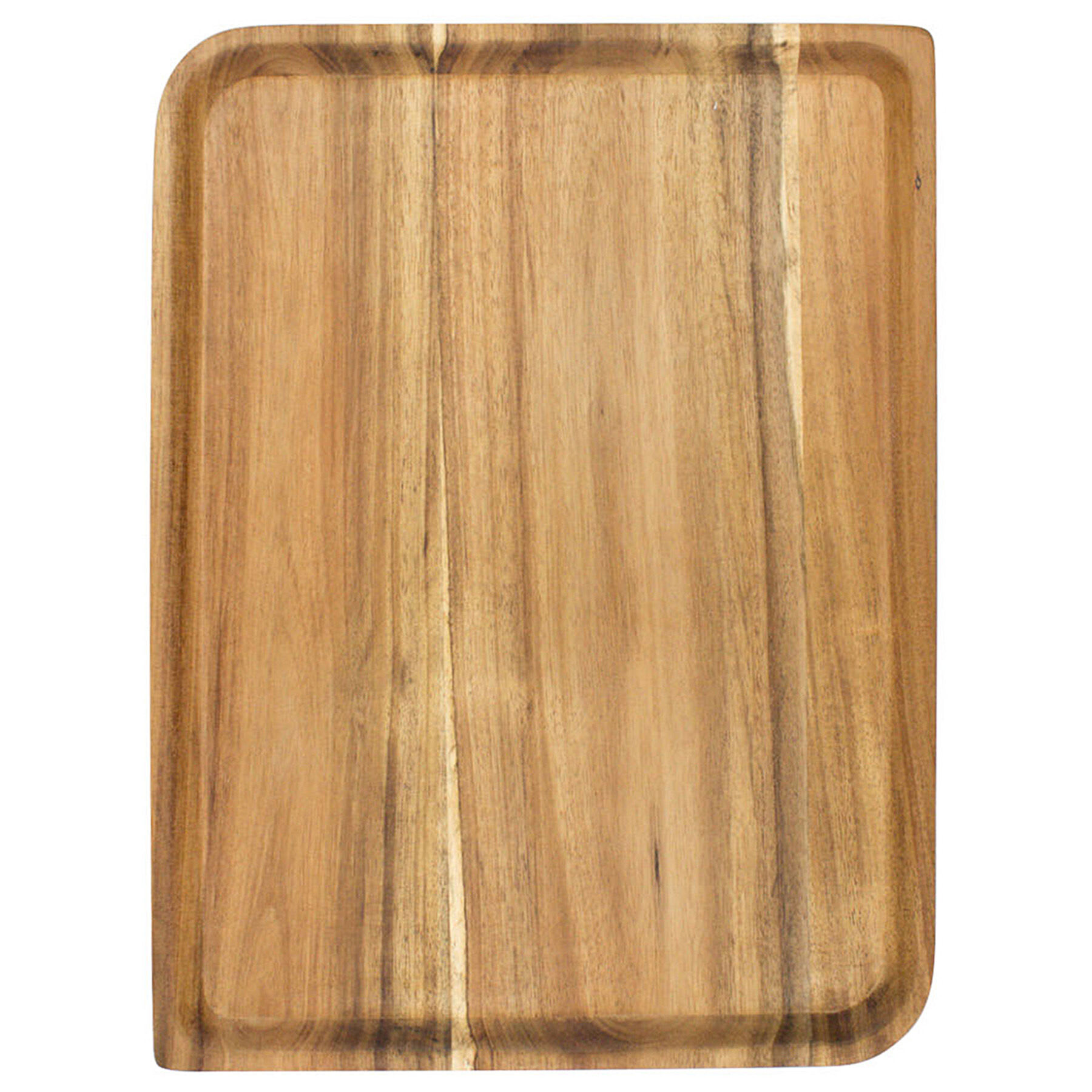 Acacia Wood Rectangle Serving Tray, Medium