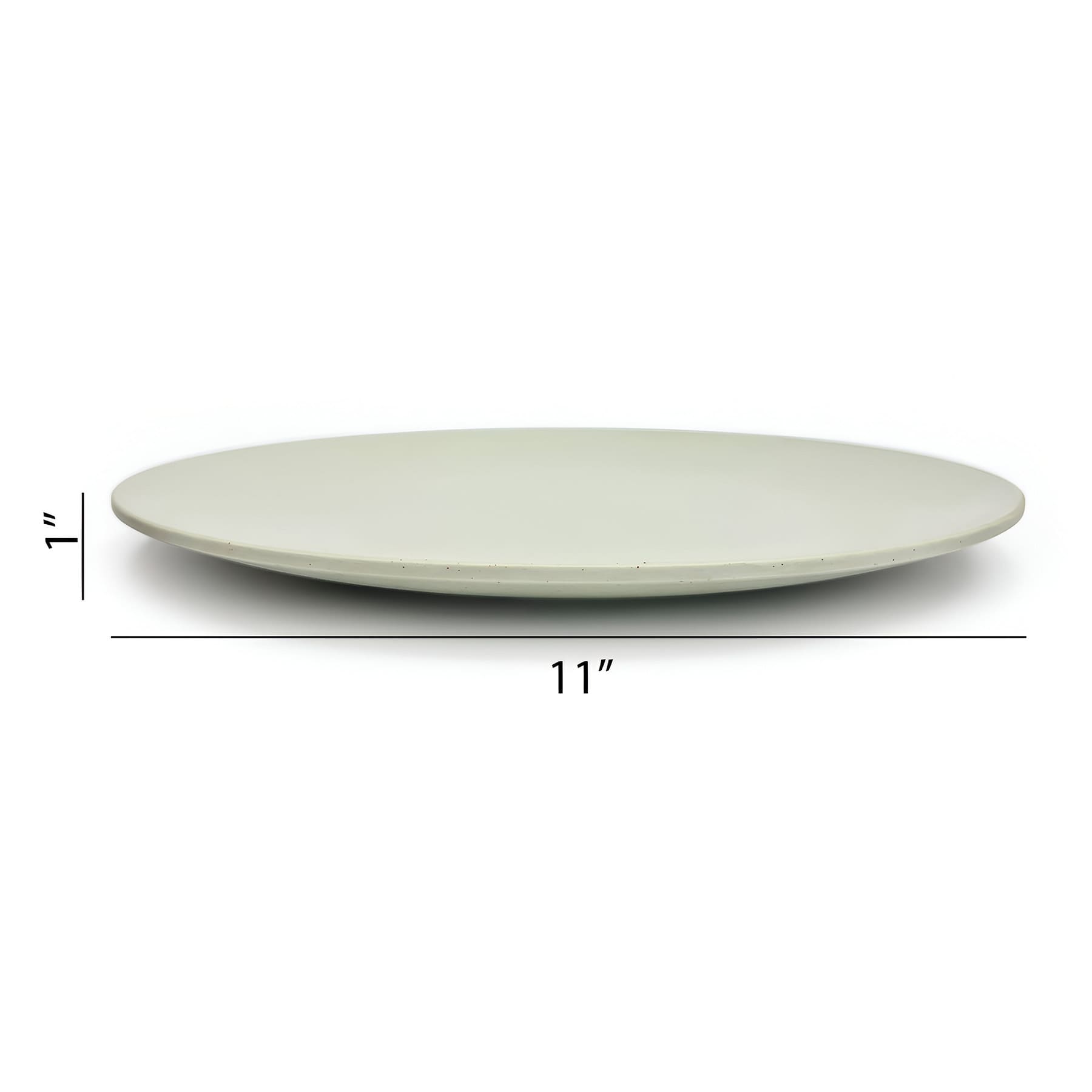 Coupe Green Matte Dinner Plate