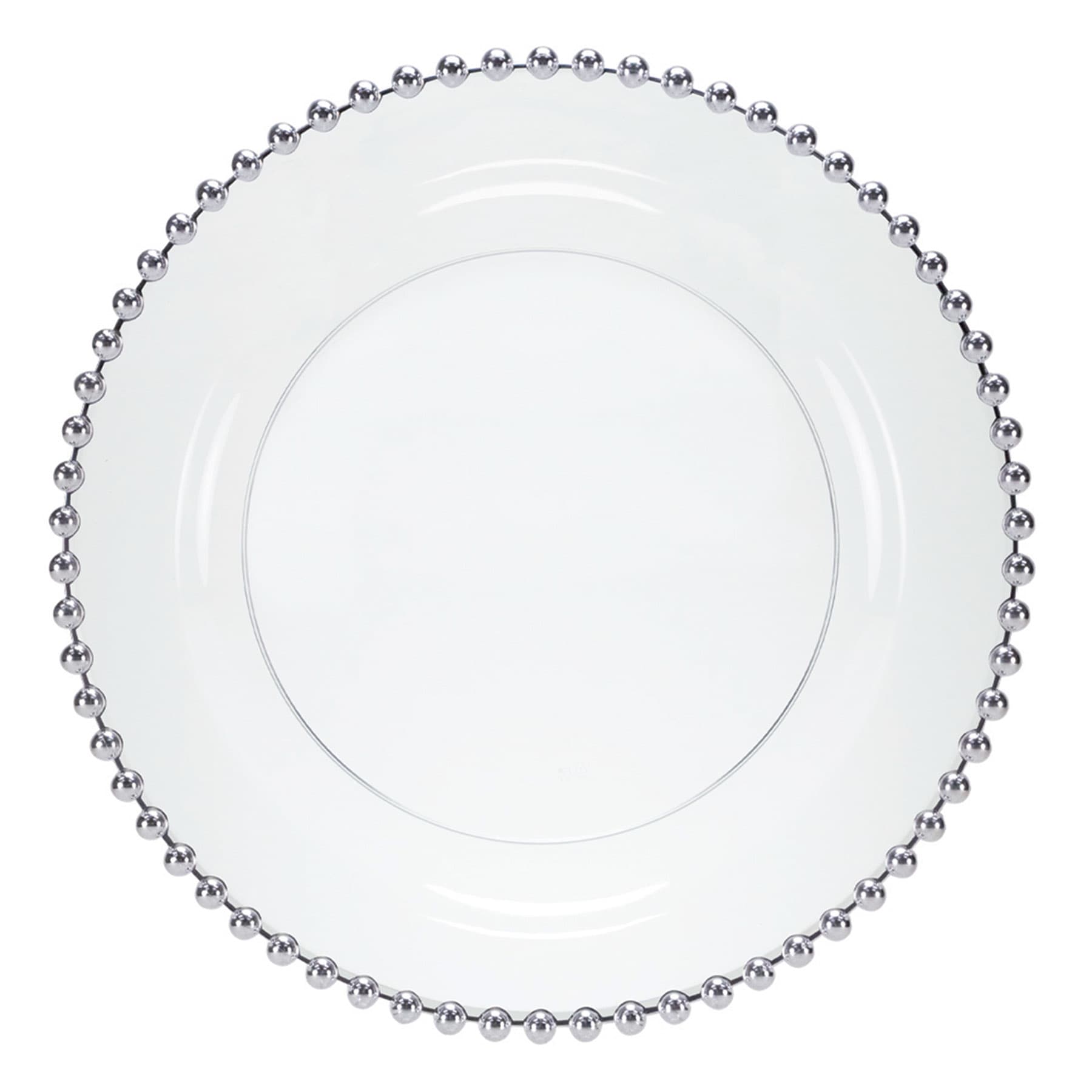 10-Count Beaded Salad Plate, 7.75"