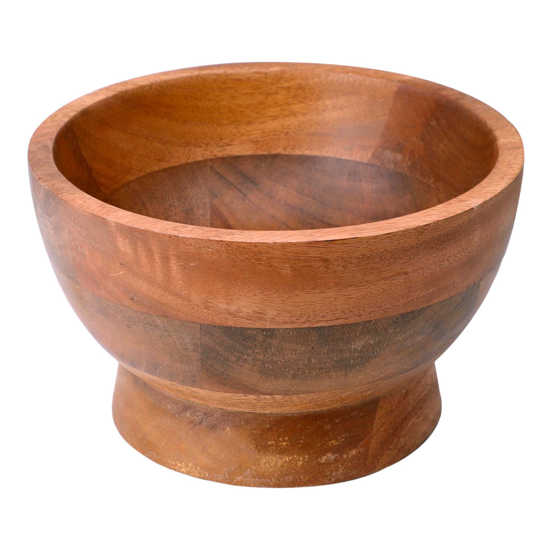 Honeybloom Mango Wood Decorative Bowl, 8"