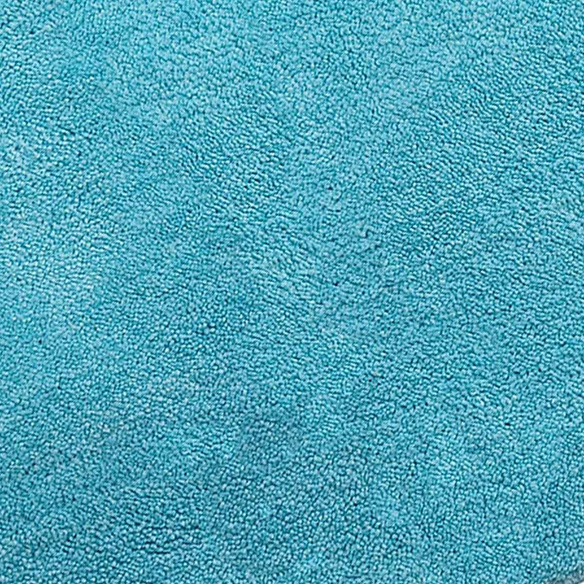 Essential Cut Pile Turquoise Bath Rug, 20x34