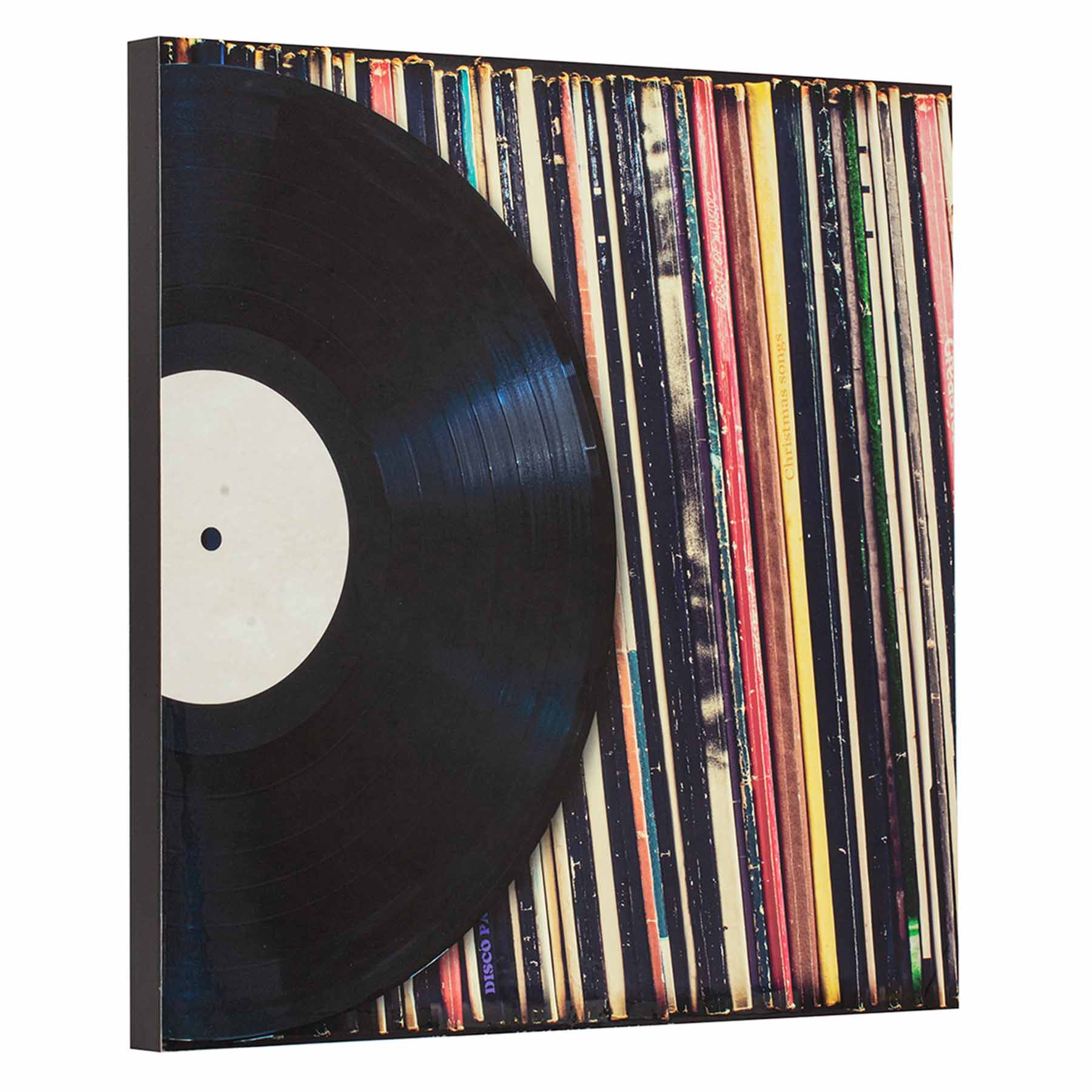 Framed Records Wall Decor, 24"