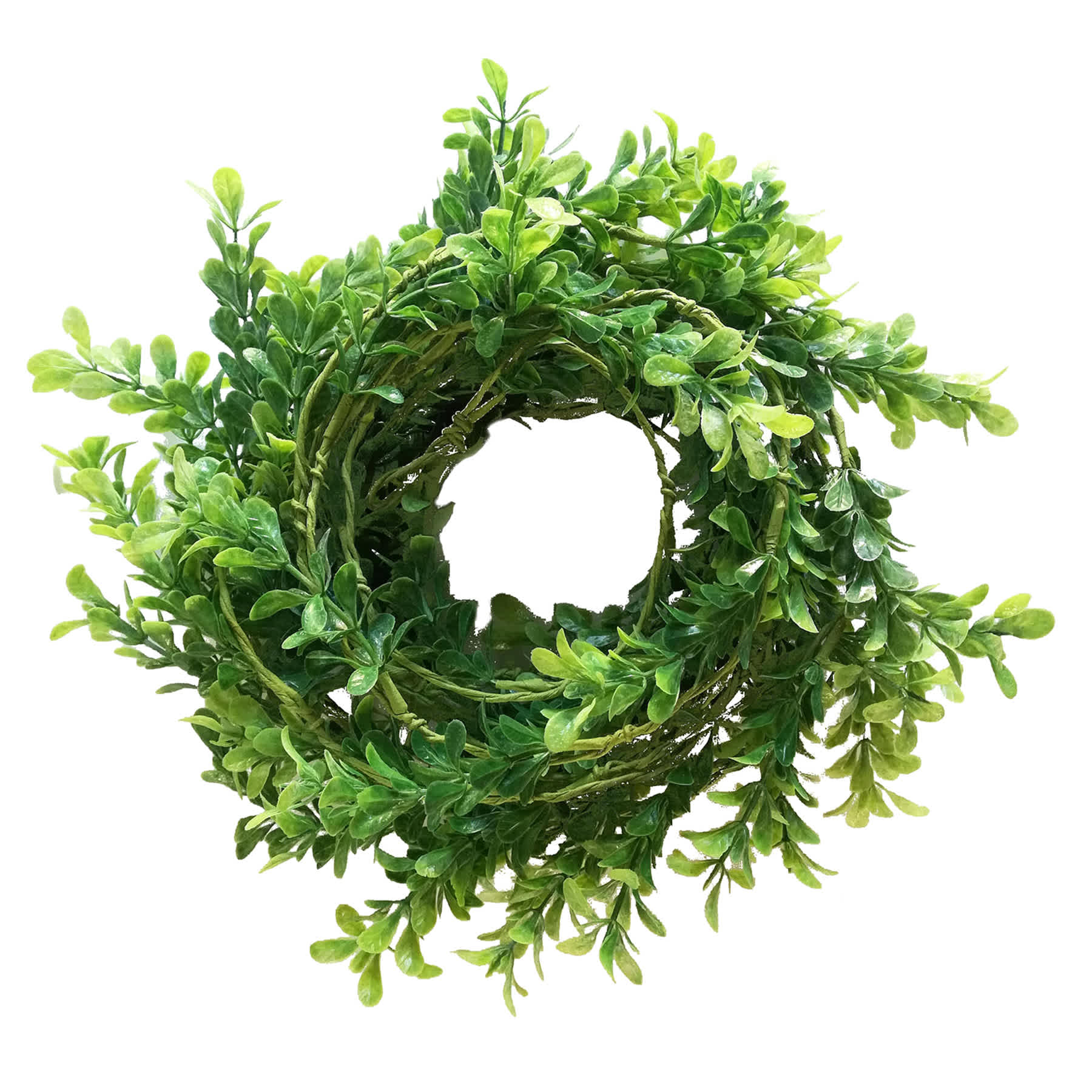 Greenery Leaves Coiled Garland, 20'