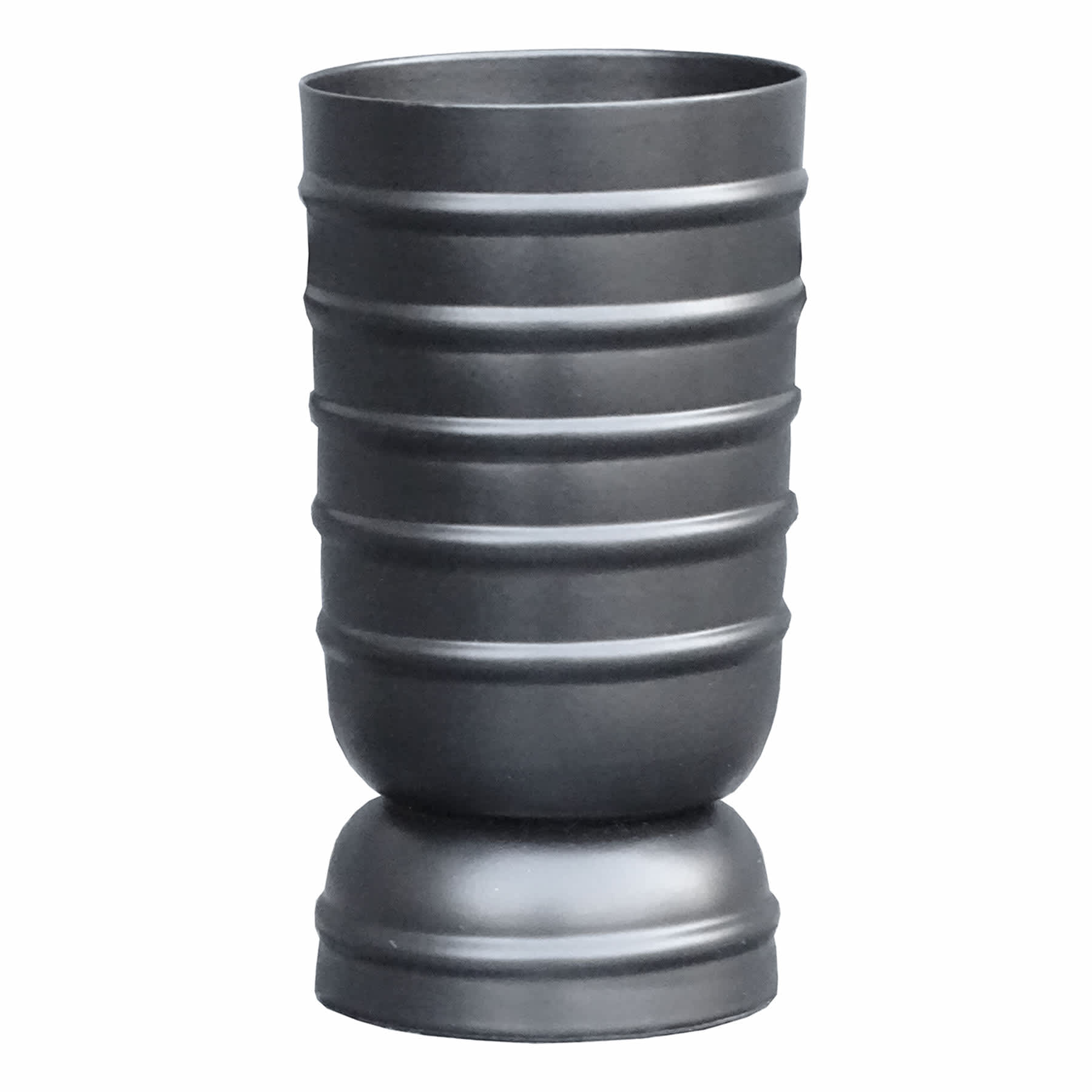 Tracey Boyd Black Metal Vase, 6"