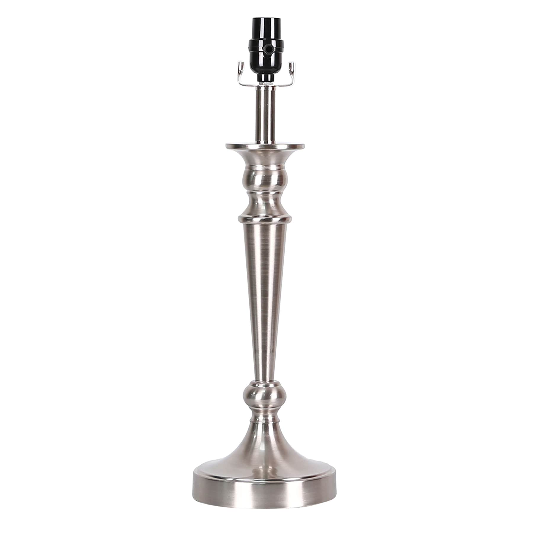 Brushed Metal Medium Table Lamp Base, 20"