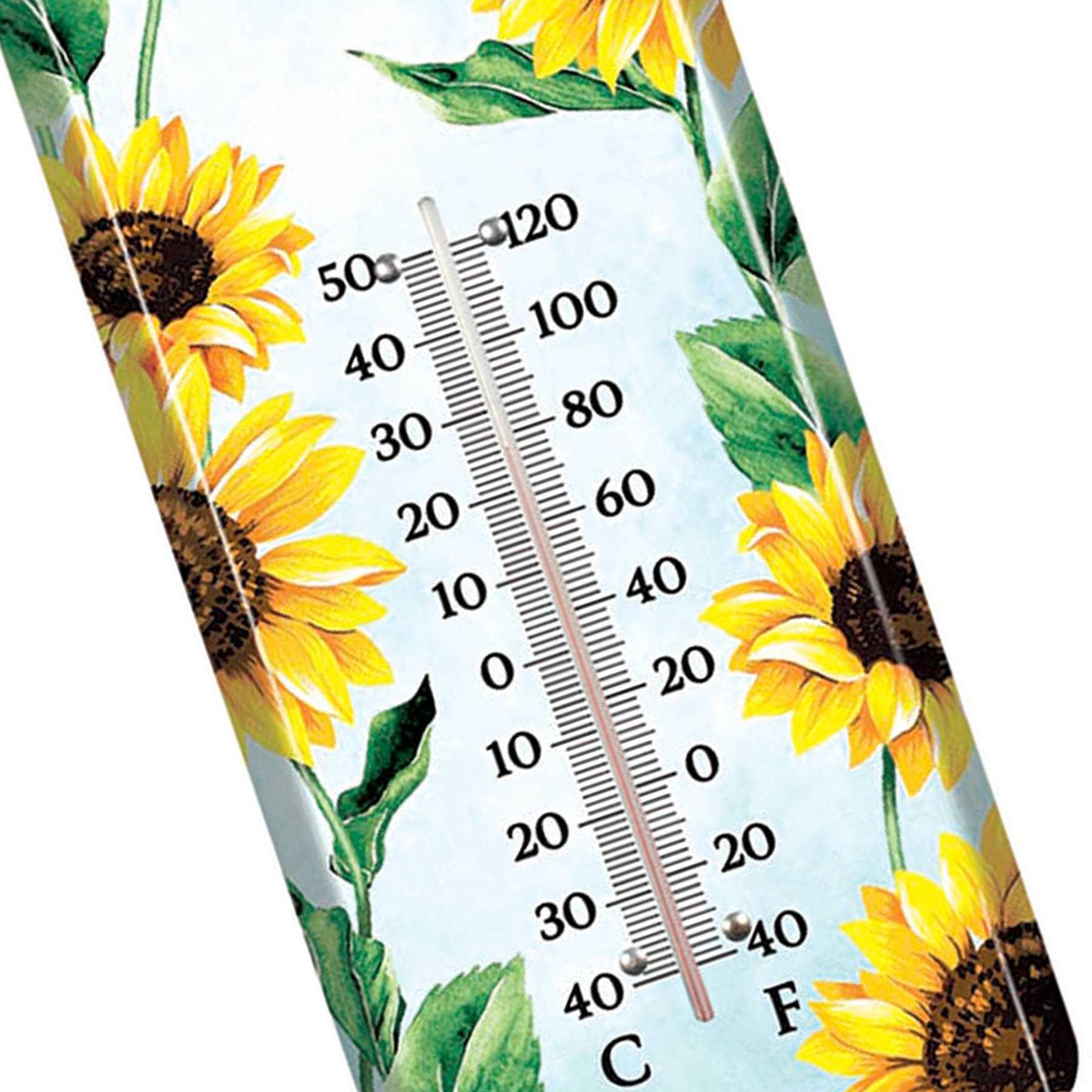 Sunflower Outdoor Thermometer