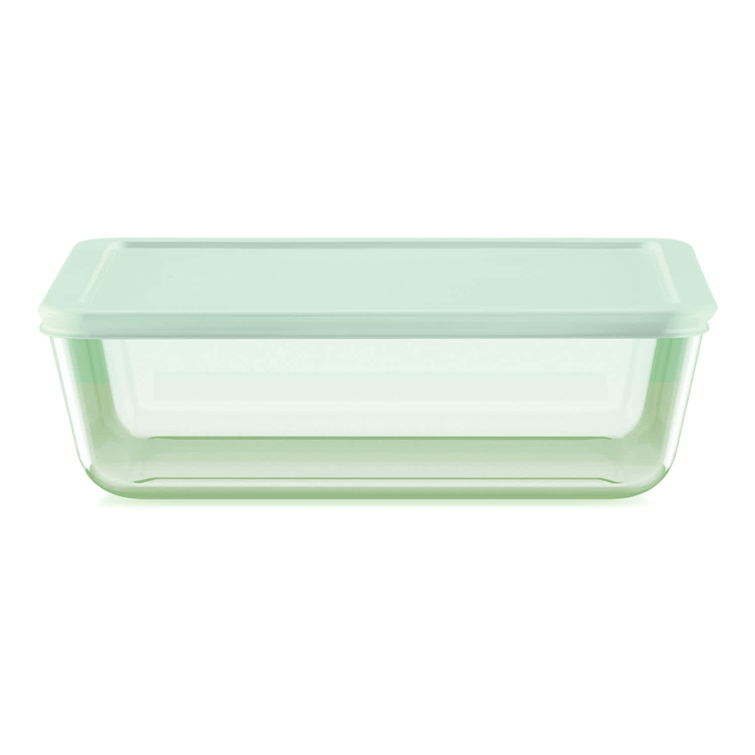Pyrex Green Glass Rectangle Food Storage Container, 11c