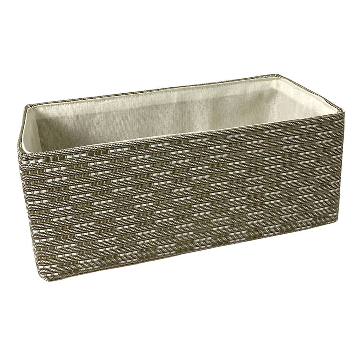 Storage Basket S Metallic Grey