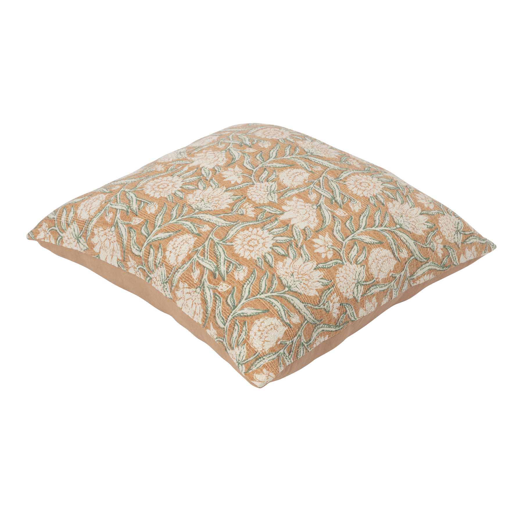 Honeybloom Floral Matelasse Print Throw Pillow, 18"