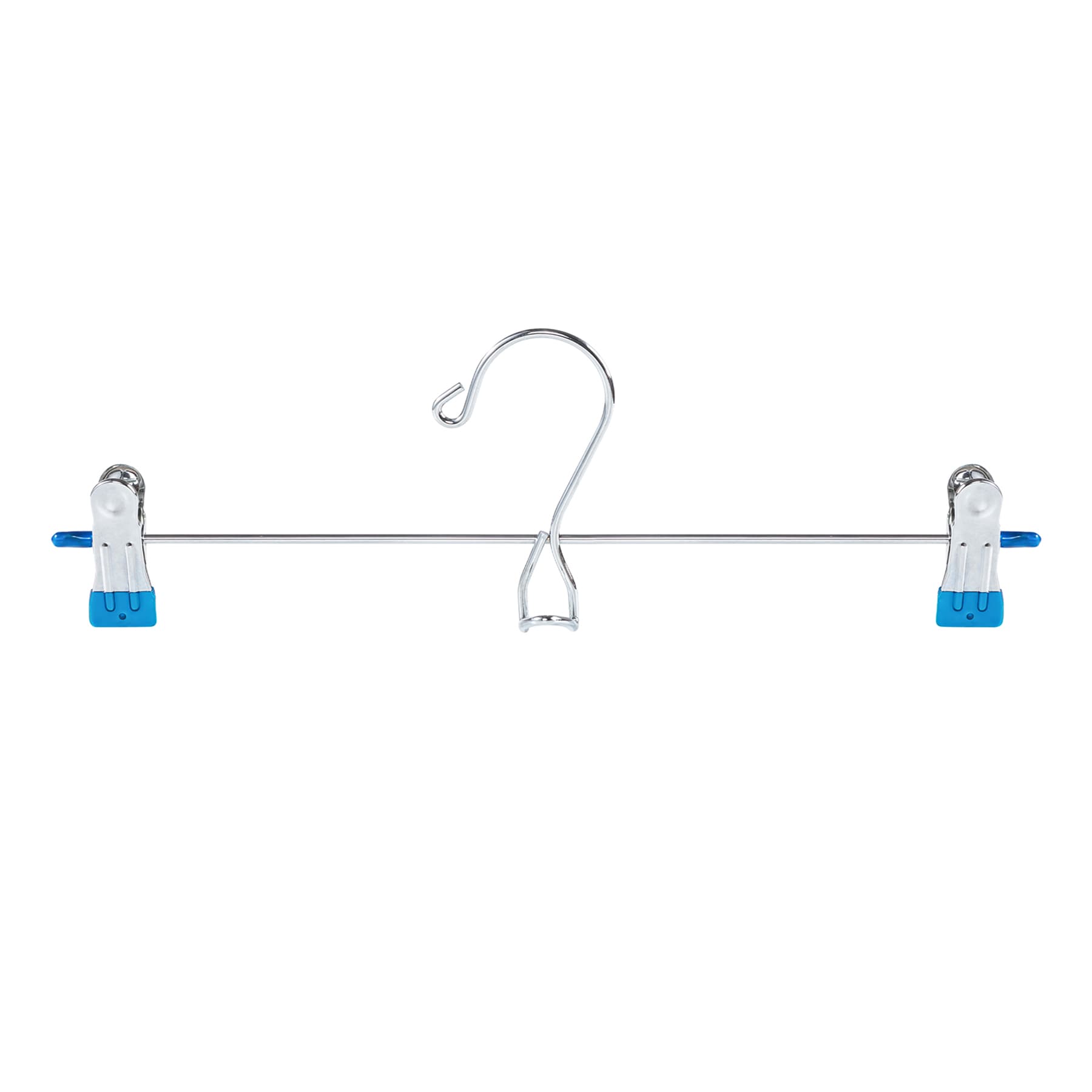 4-Piece Blue Gel Grip Clip Pant Hangers