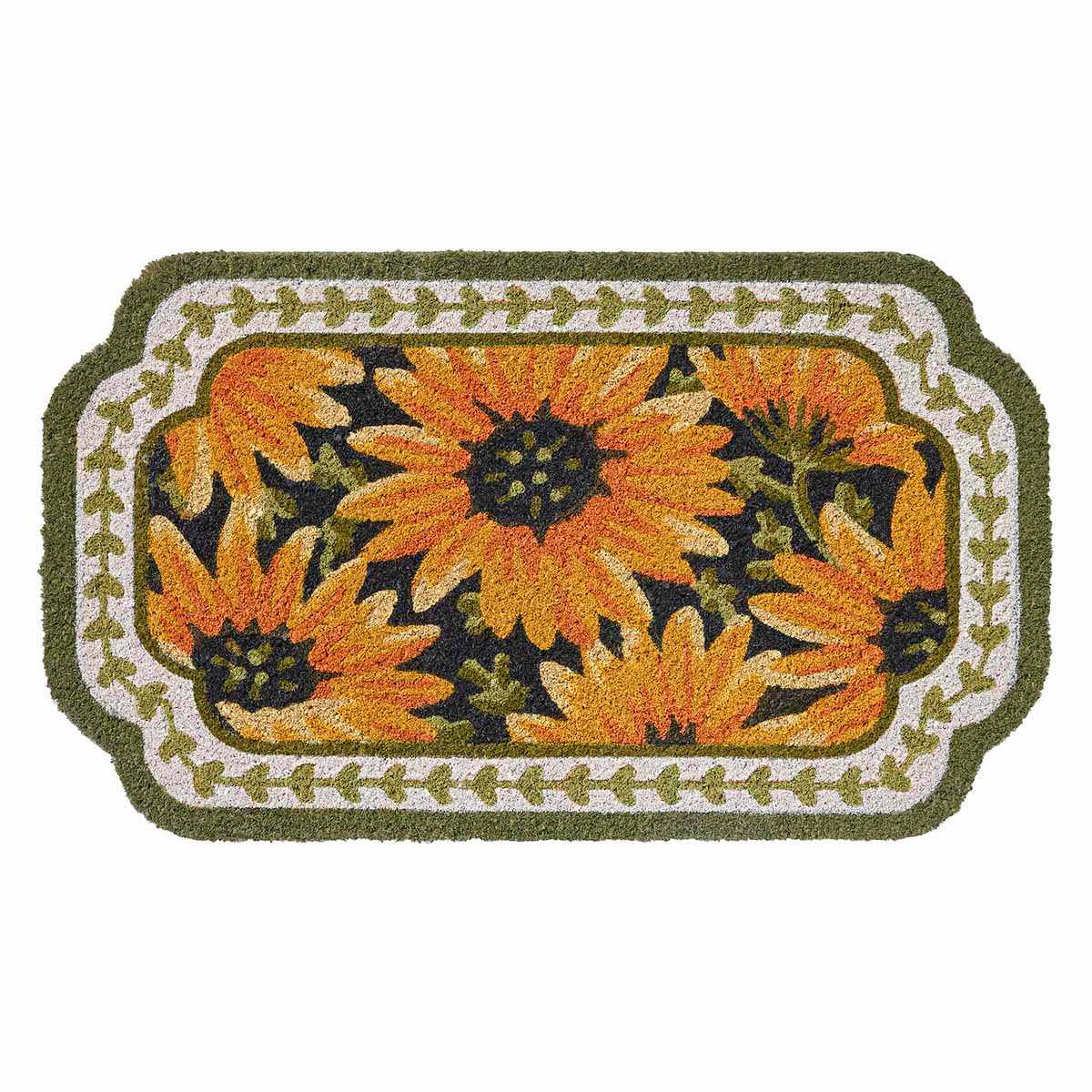 Multi-Sunflower Coir Mat, 18x30