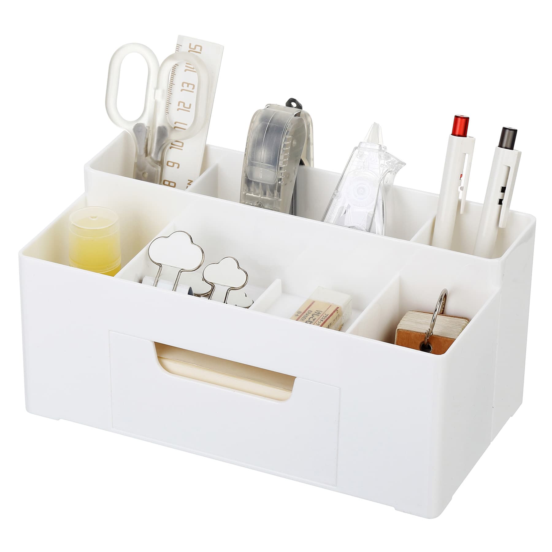 Desktop Organizer, White